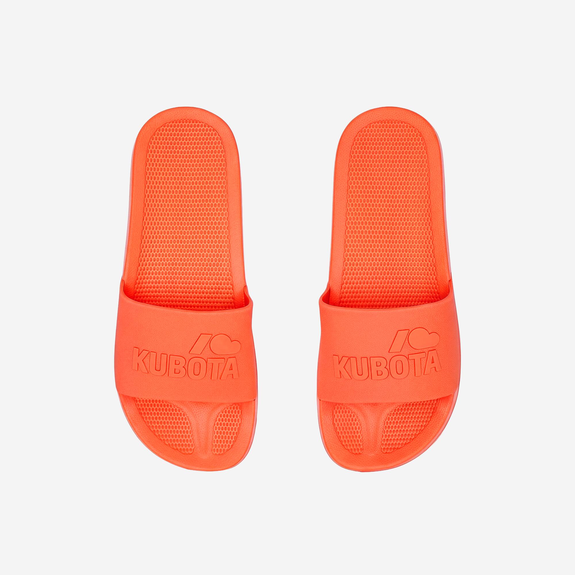 Klapki Kubota Basenowe Basic Plain Pomarańczowe 6/6