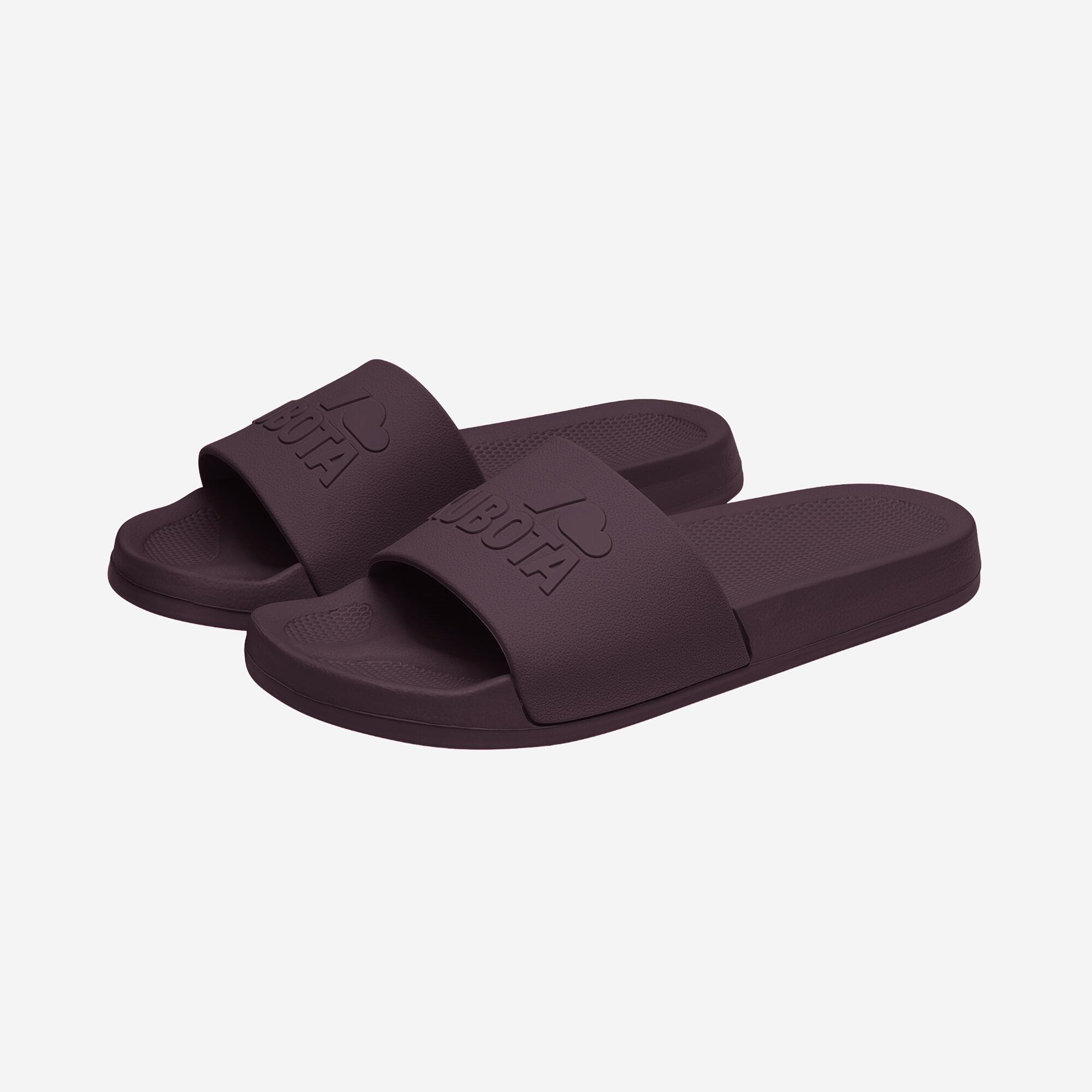 Klapki Kubota Basenowe Basic Plain Bordowe