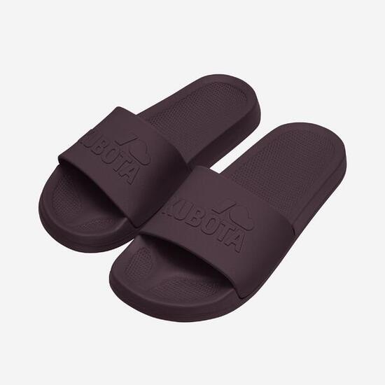Klapki Kubota Basenowe Basic Plain Bordowe