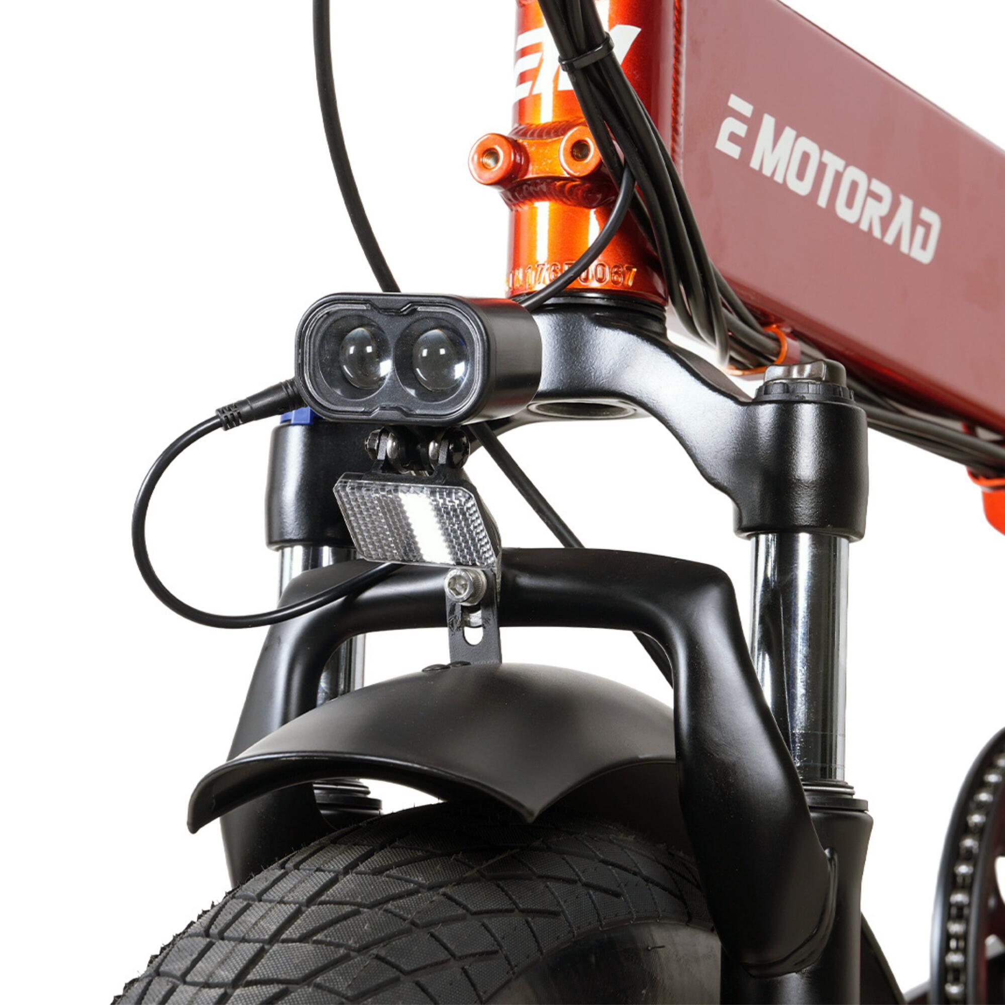 Bicicleta Elèctrica Plegable Fatbike Emotorad Doodle Taronja 5/7
