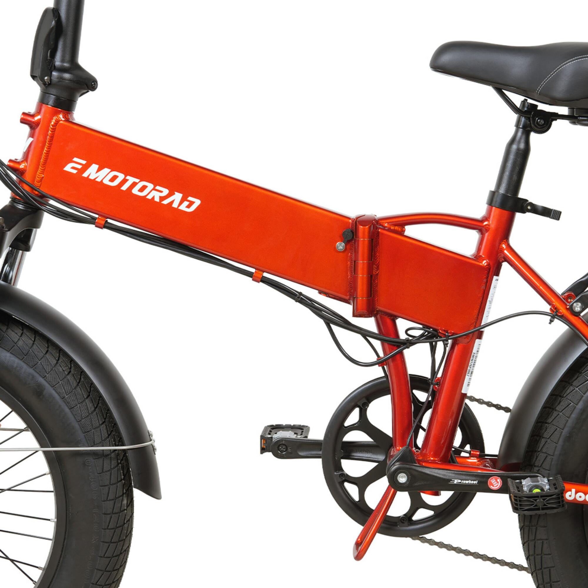 Bicicleta Elèctrica Plegable Fatbike Emotorad Doodle Taronja 3/7