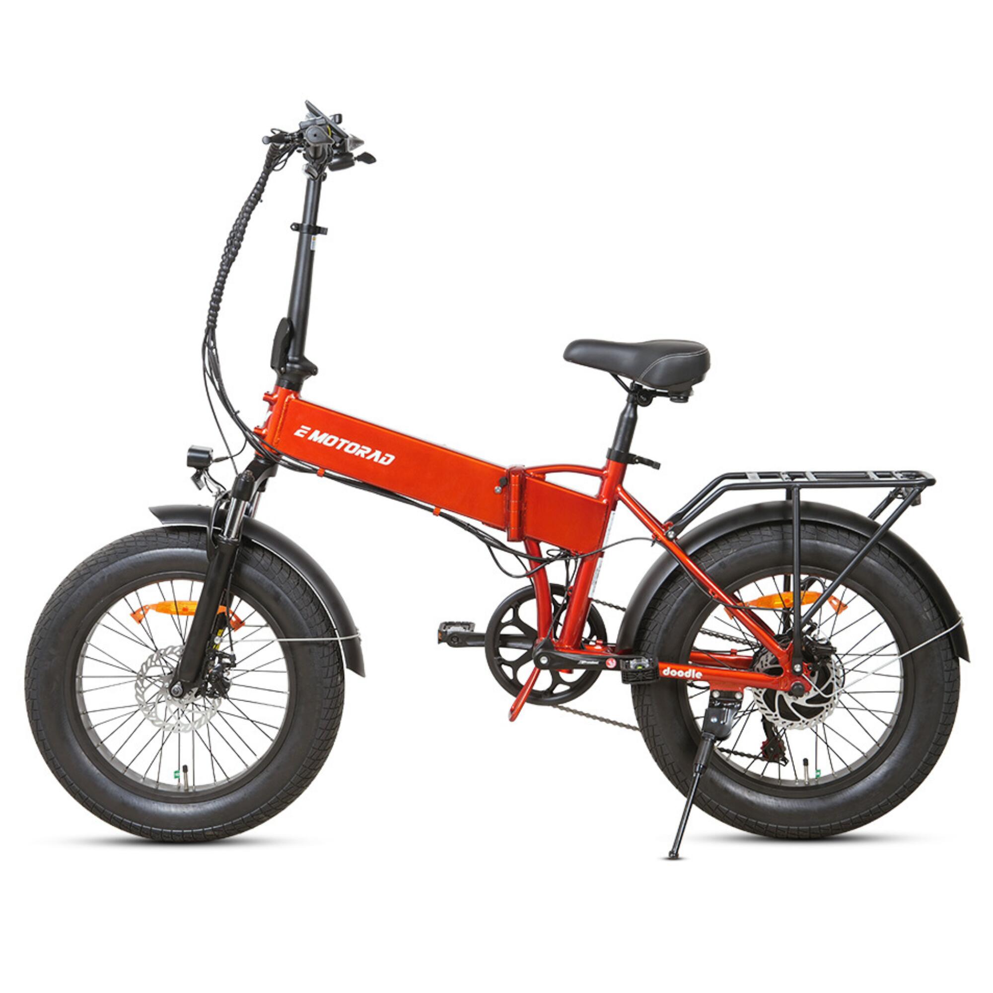Bicicleta Elèctrica Plegable Fatbike Emotorad Doodle Taronja 7/7