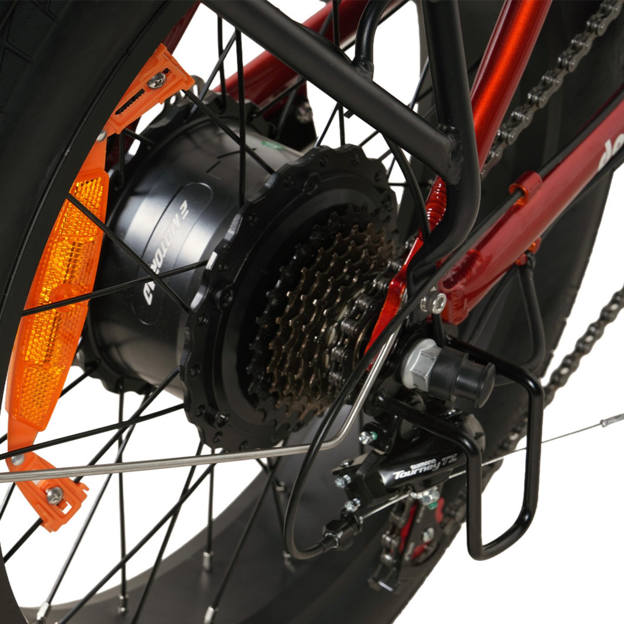 Bicicleta Elèctrica Plegable Fatbike Emotorad Doodle Taronja 4/7