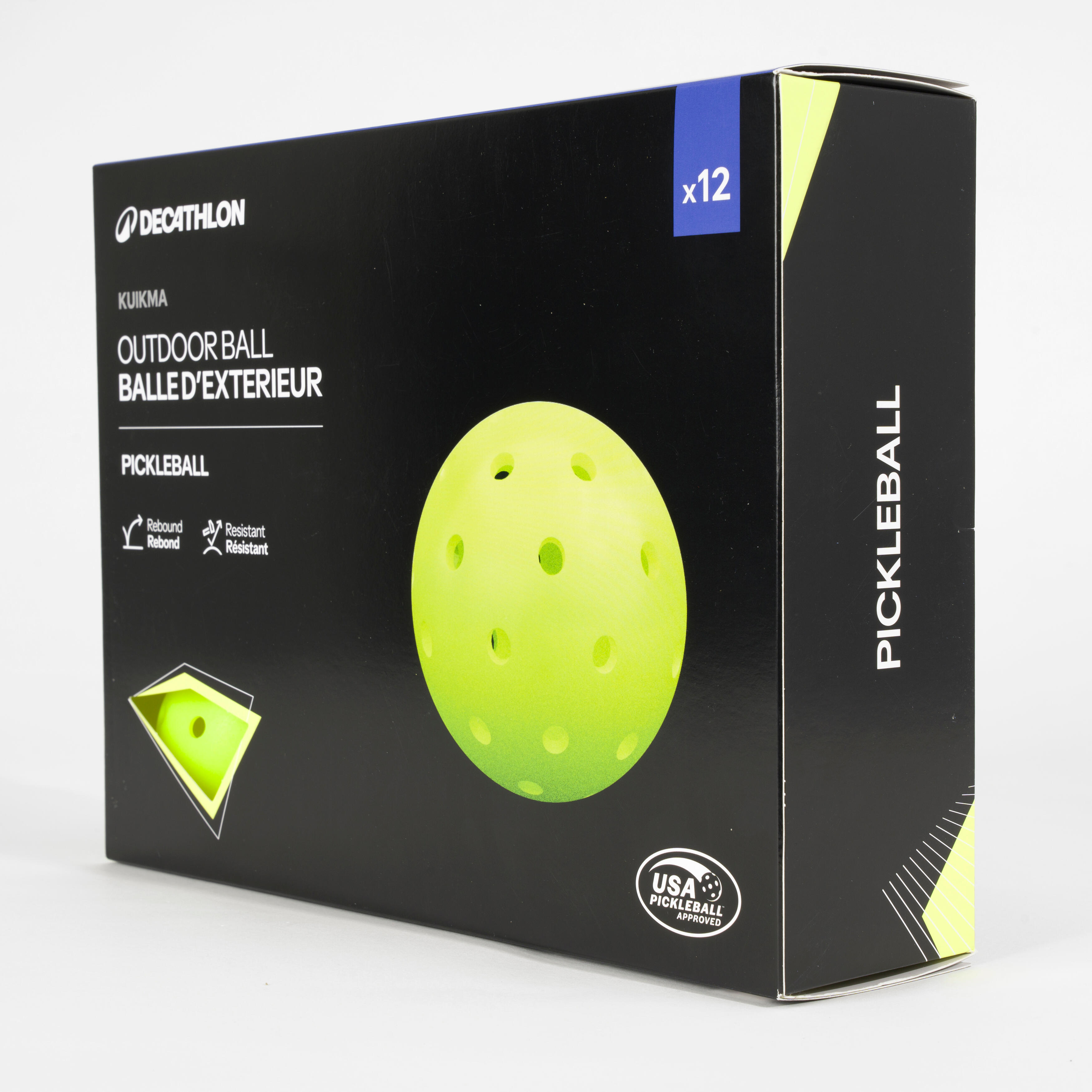 KUIKMA Outdoorové loptičky na pickleball 12 ks schválené USAPA bez · záber 4