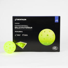 12 Balles Pickleball d'extérieur - Approuvées par USAPA