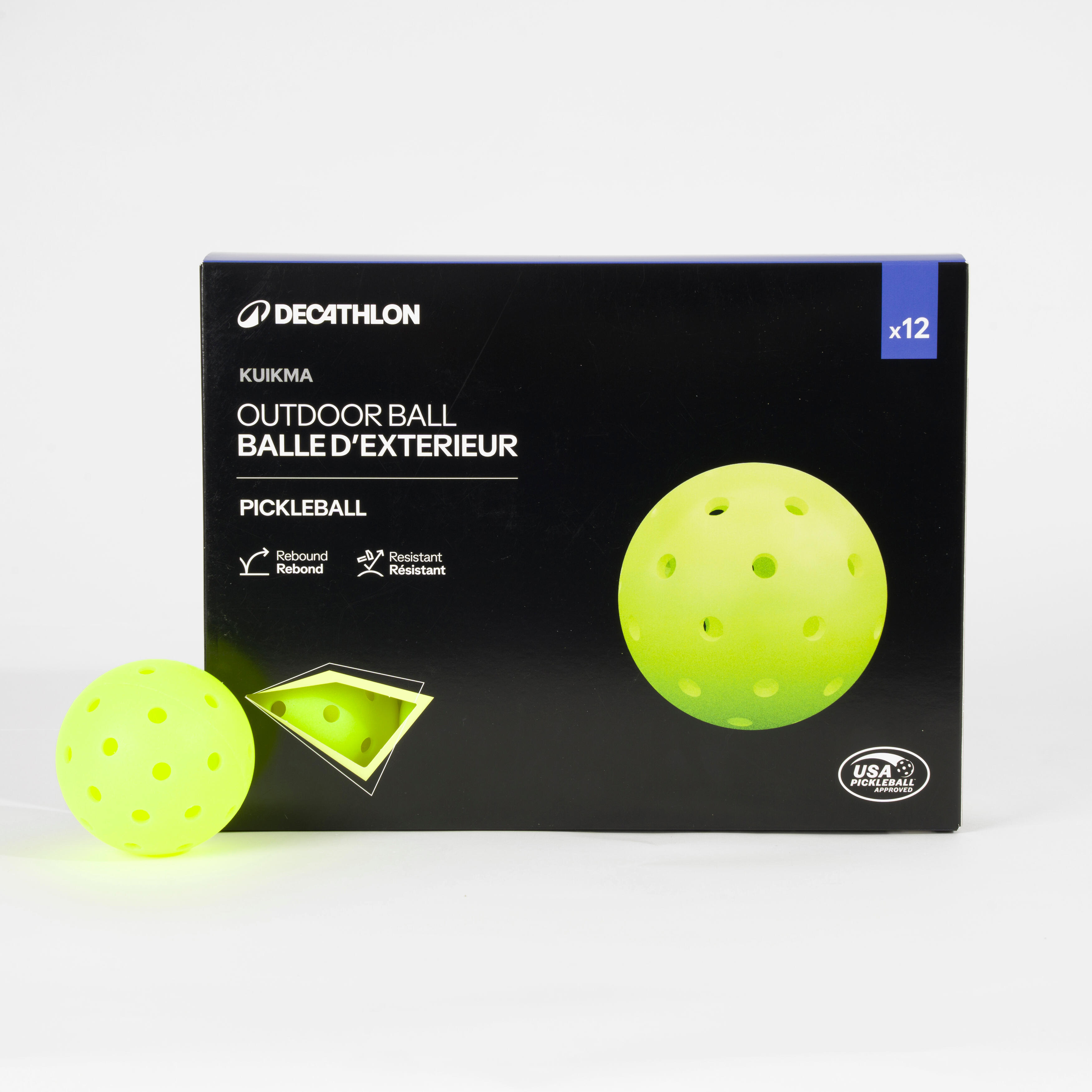 Pickleball Outdoor Balls X12 - USAPA Approved