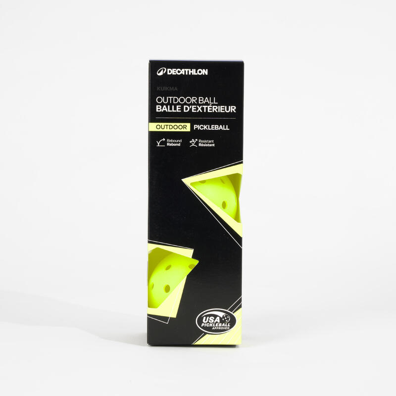 Pickleball labda, kültéri, 3 db - USAPA Approved 