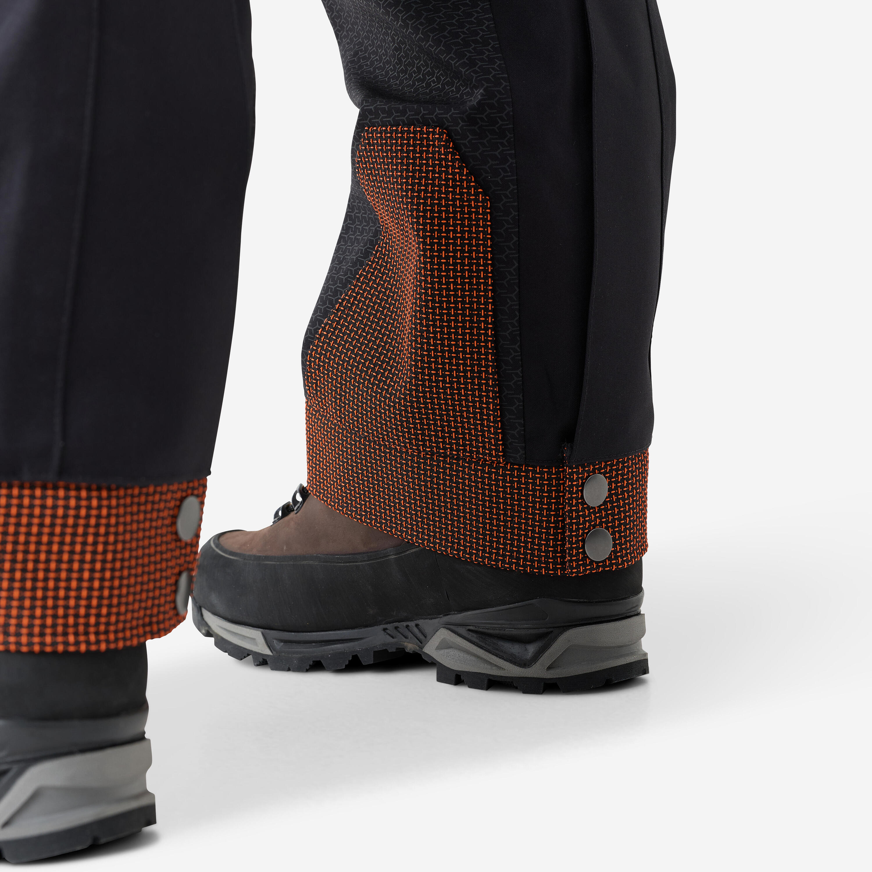 Pantalon chasse imperméable résistant modulable Supertrack 1200 homme noir 3/19