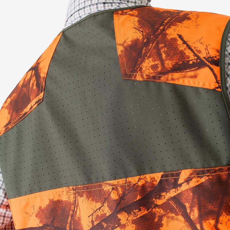 Vestă reversibilă Treemetic Portocaliu fluo/verde
