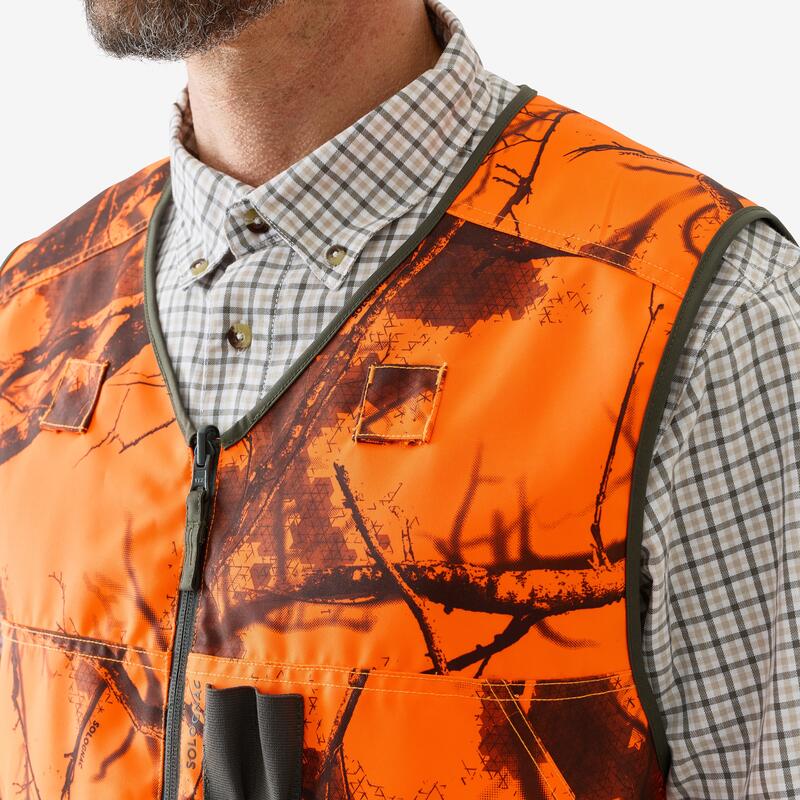 Vestă reversibilă Treemetic Portocaliu fluo/verde