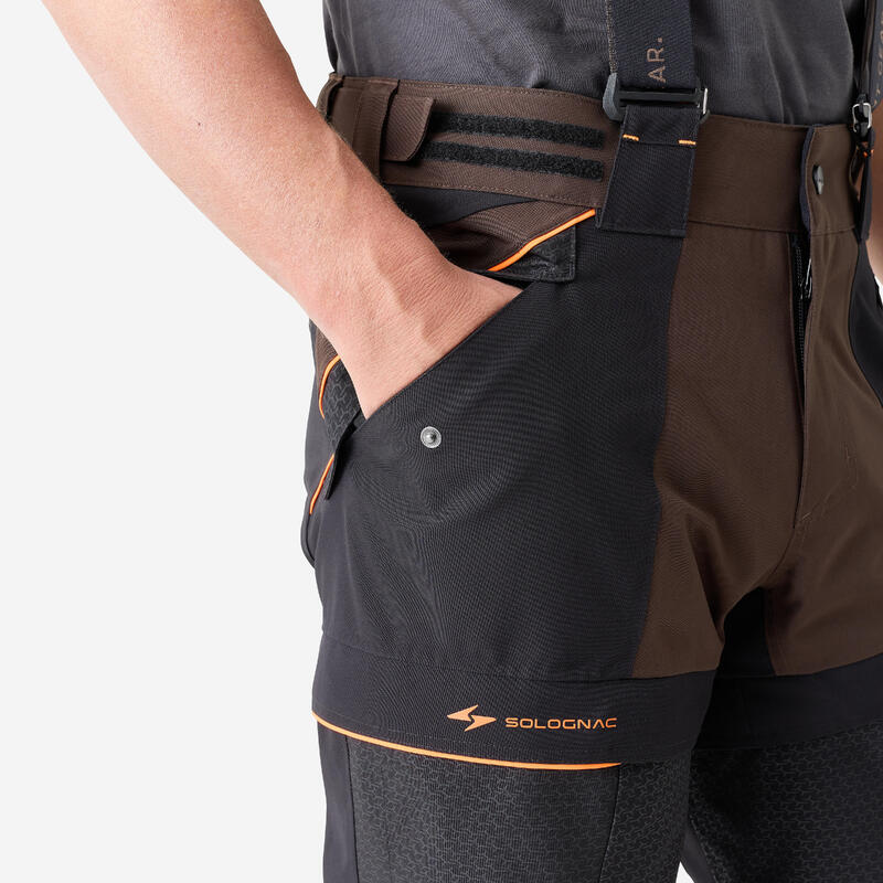Pantalon impermeabil rezistent adaptabil Supertrack 1200 Negru Bărbați