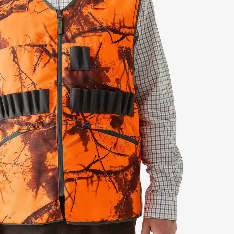 Vestă reversibilă Treemetic Portocaliu fluo/verde