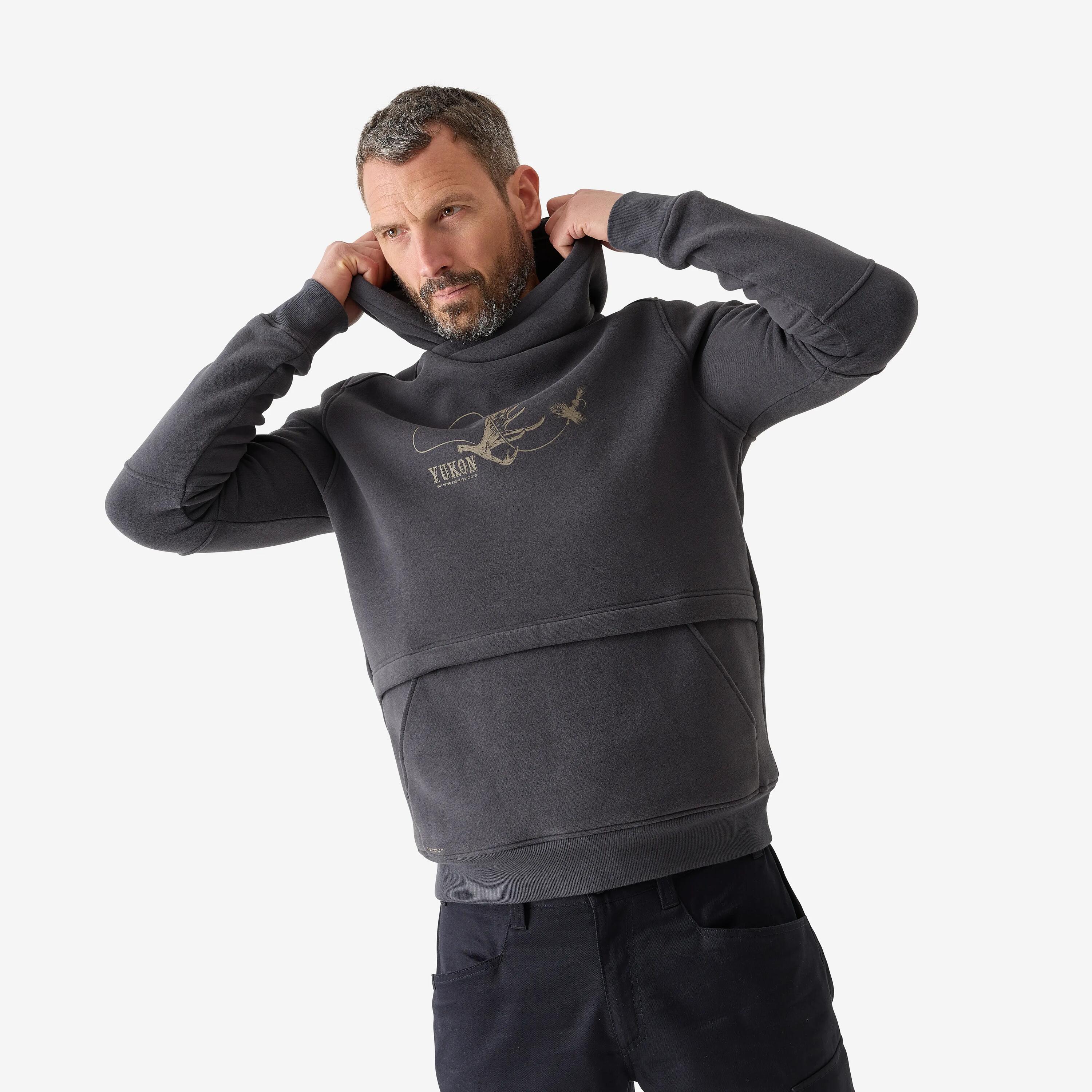 Chandail à capuchon homme, 500 2/6
