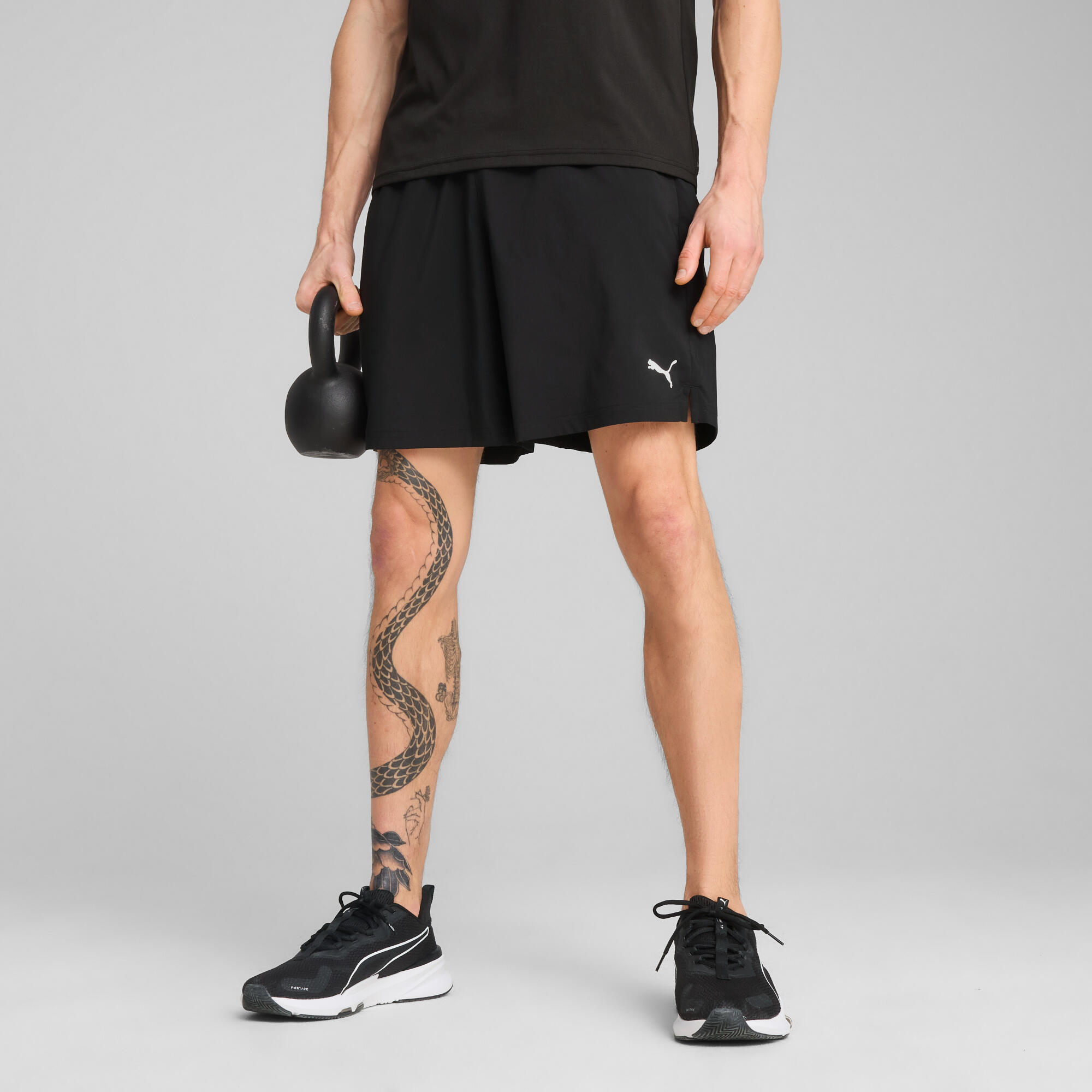PUMA Train All Day Essentials 7 Inch Woven Men's Shorts - Black