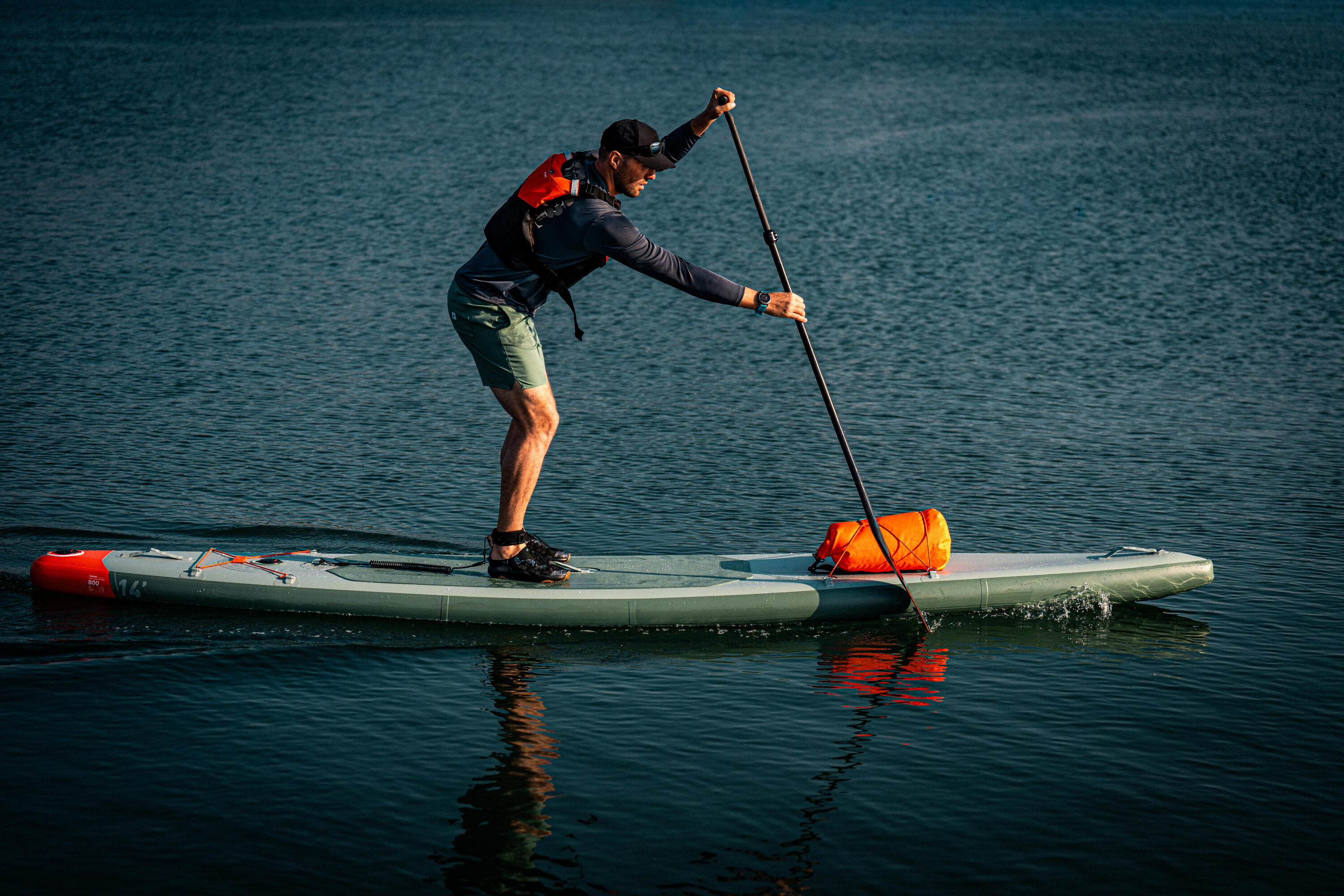 Pagaie de stand up paddle 900 carbone en 3 parties -165-205 cm 17/17