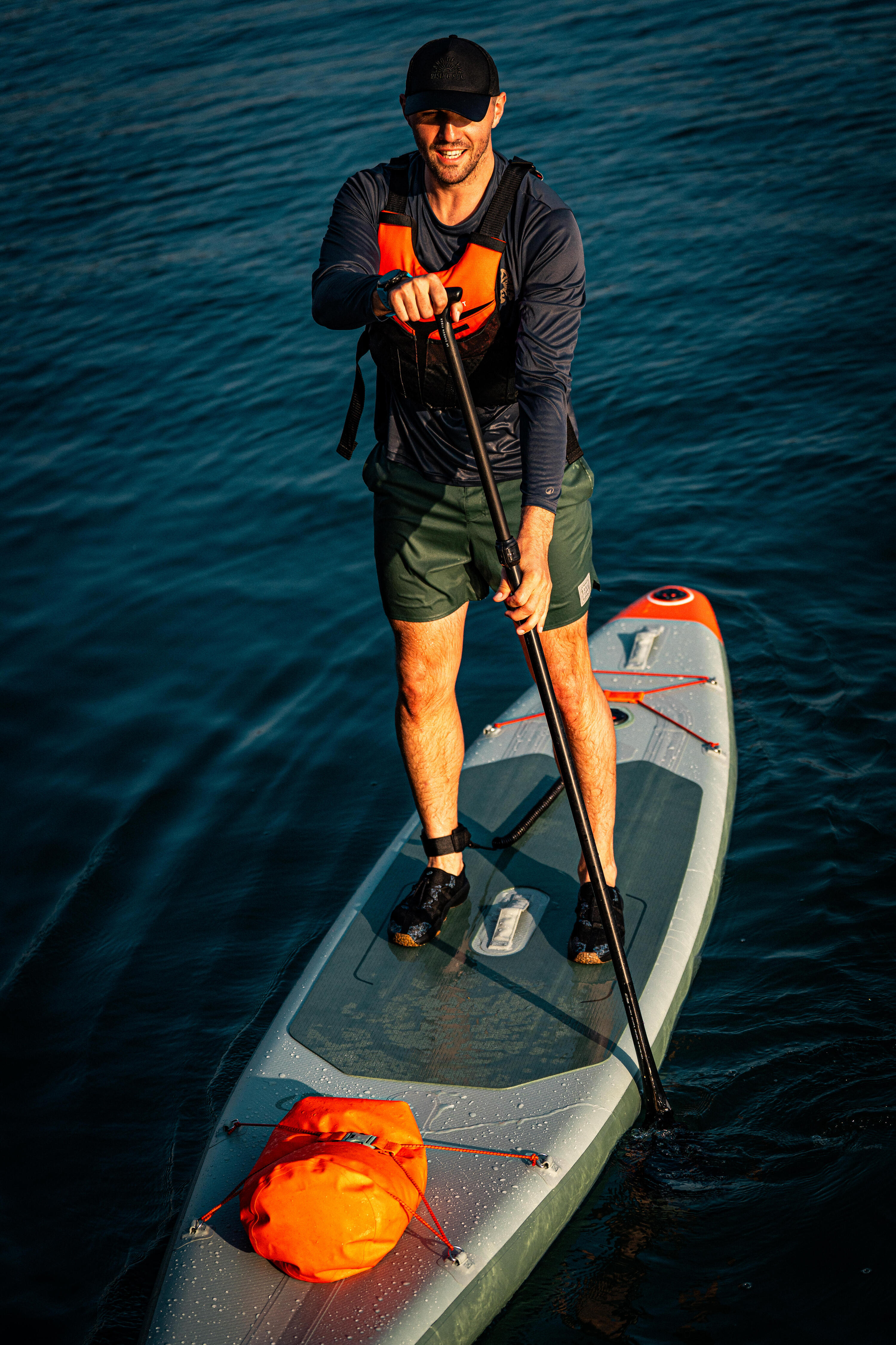 Pagaie de stand up paddle 900 carbone en 2 parties -165-205cm 2/18