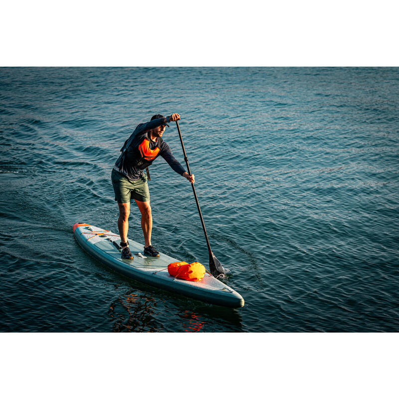 Pagaie de stand up paddle 900 carbon din 2 segmente 165-205cm