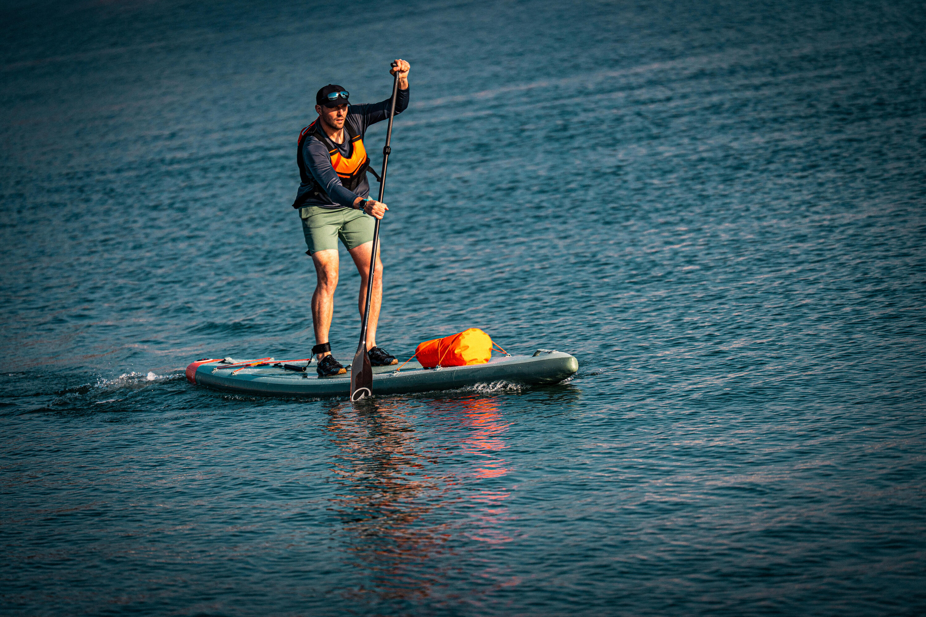 Pagaie de stand up paddle 900 carbone en 3 parties -165-205 cm 15/17