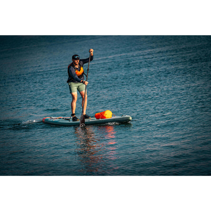 Pagaie de stand up paddle 900 carbon din 3 segmente 165-205 cm