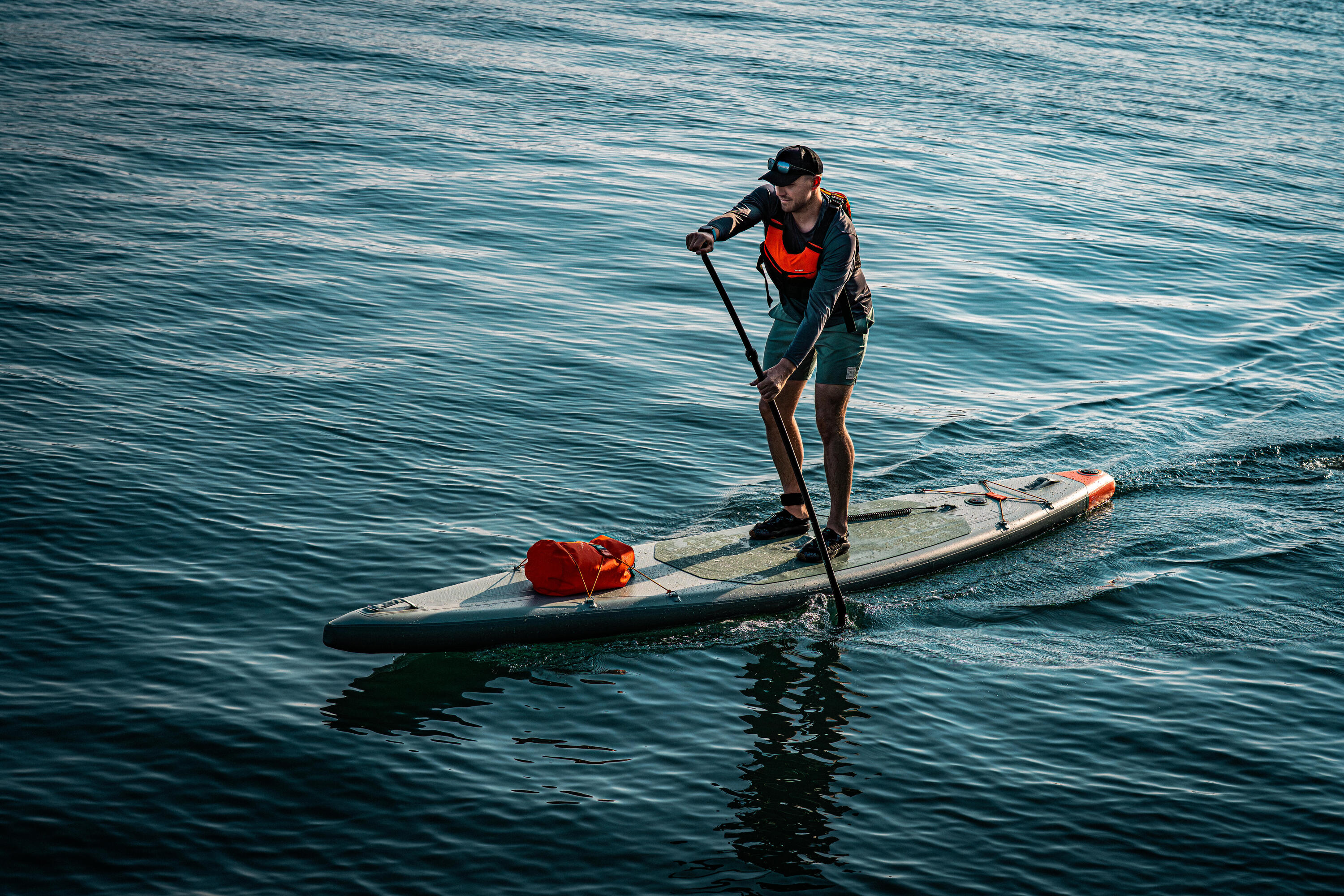 Pagaie de stand up paddle 900 carbone en 3 parties -165-205 cm 2/17