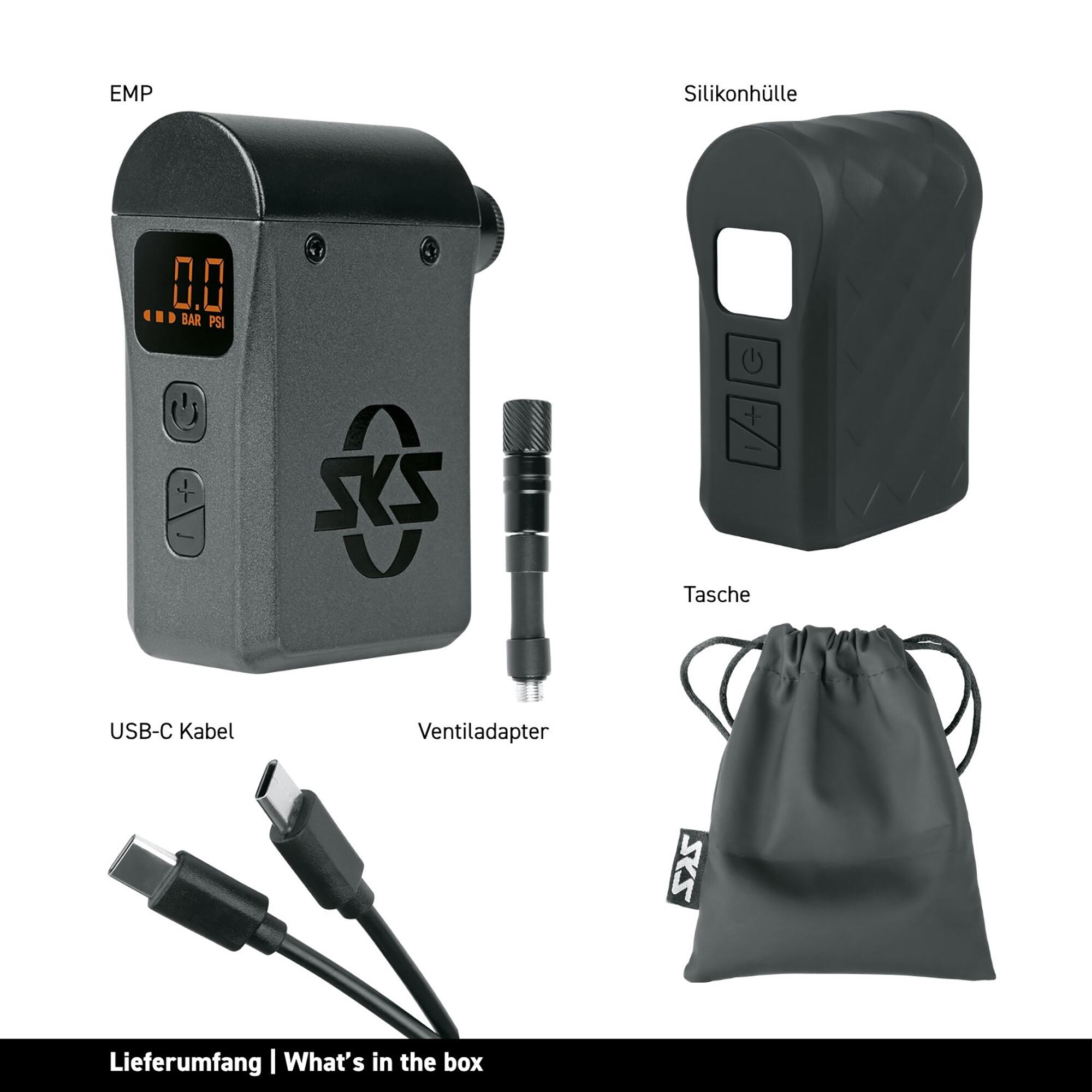 Mini pompe compresseur électrique vélo SKS 3/8