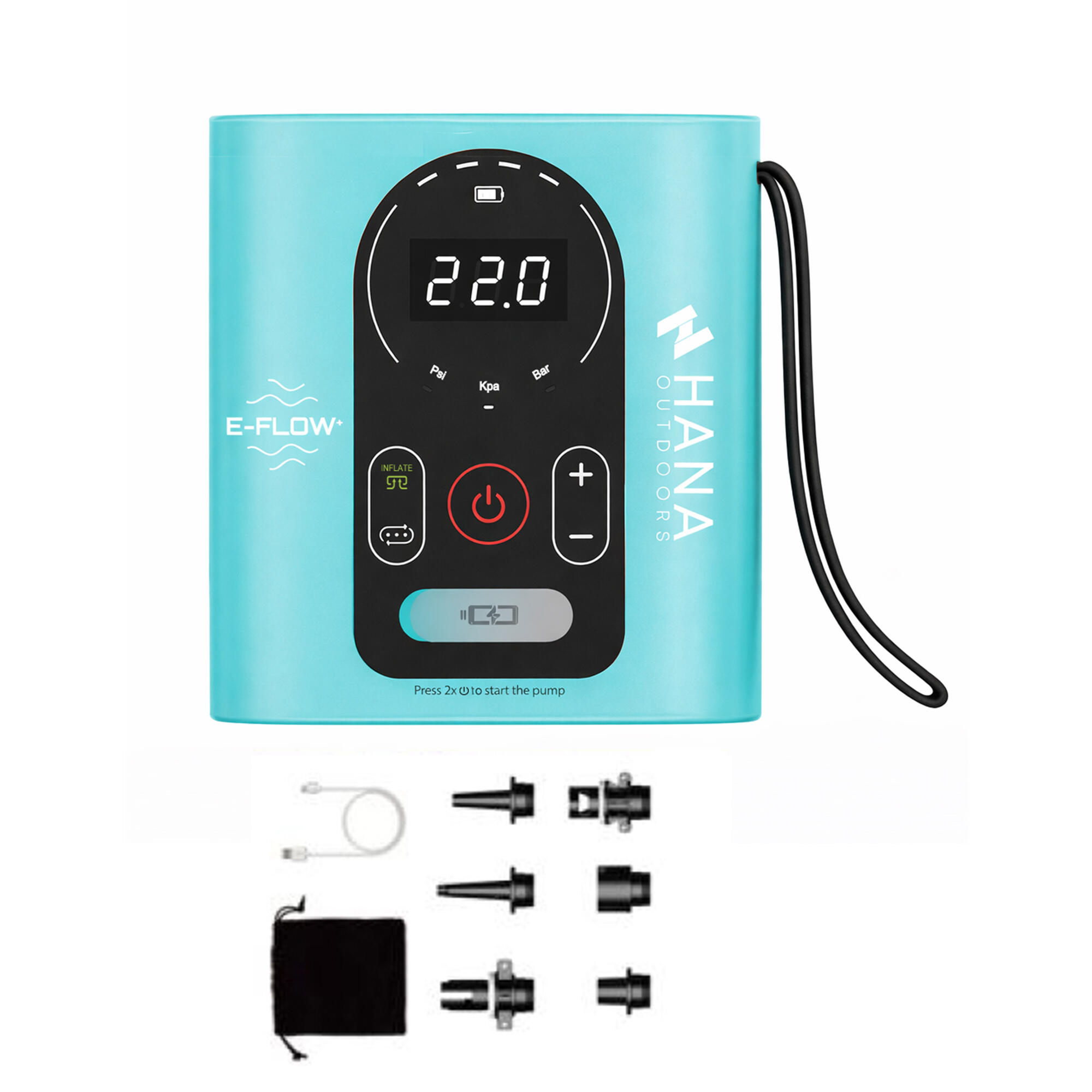 Pompe électrique rechargeable via USB type-C 5/5