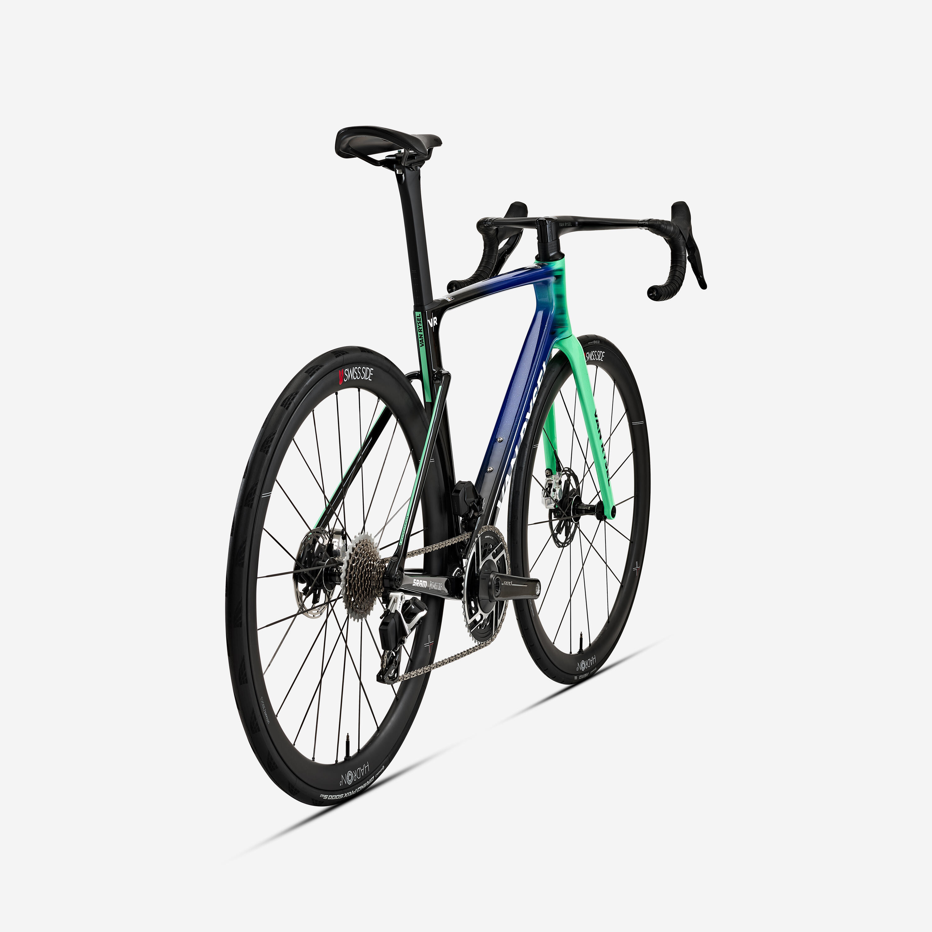 Silniční kolo RCR-R Pro SRAM Red AXS 2×12 se snímačem výkonu Decathlon CMA CGM 4/16