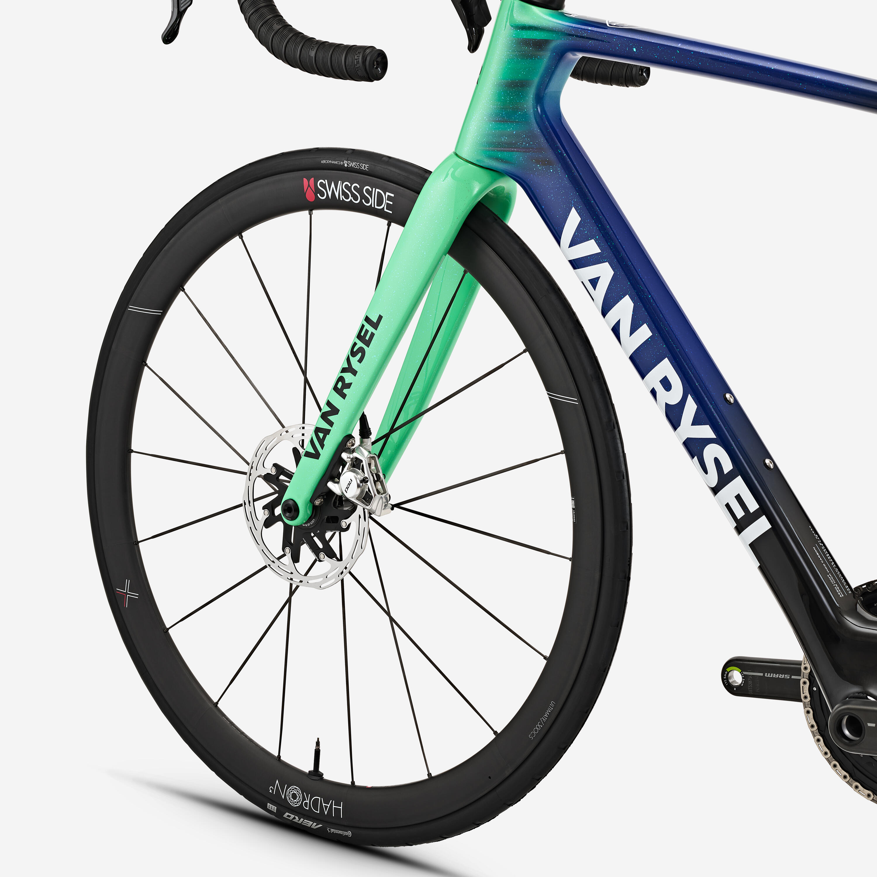 Silniční kolo RCR-R Pro SRAM Red AXS 2×12 se snímačem výkonu Decathlon CMA CGM 8/16