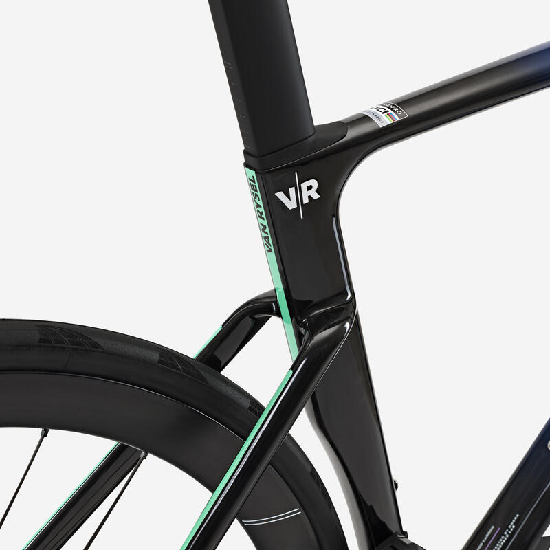Bicicletă de șosea SRAM Red AXS 2x12v senzor de putere RCR PRO DECATHLON CMA CGM