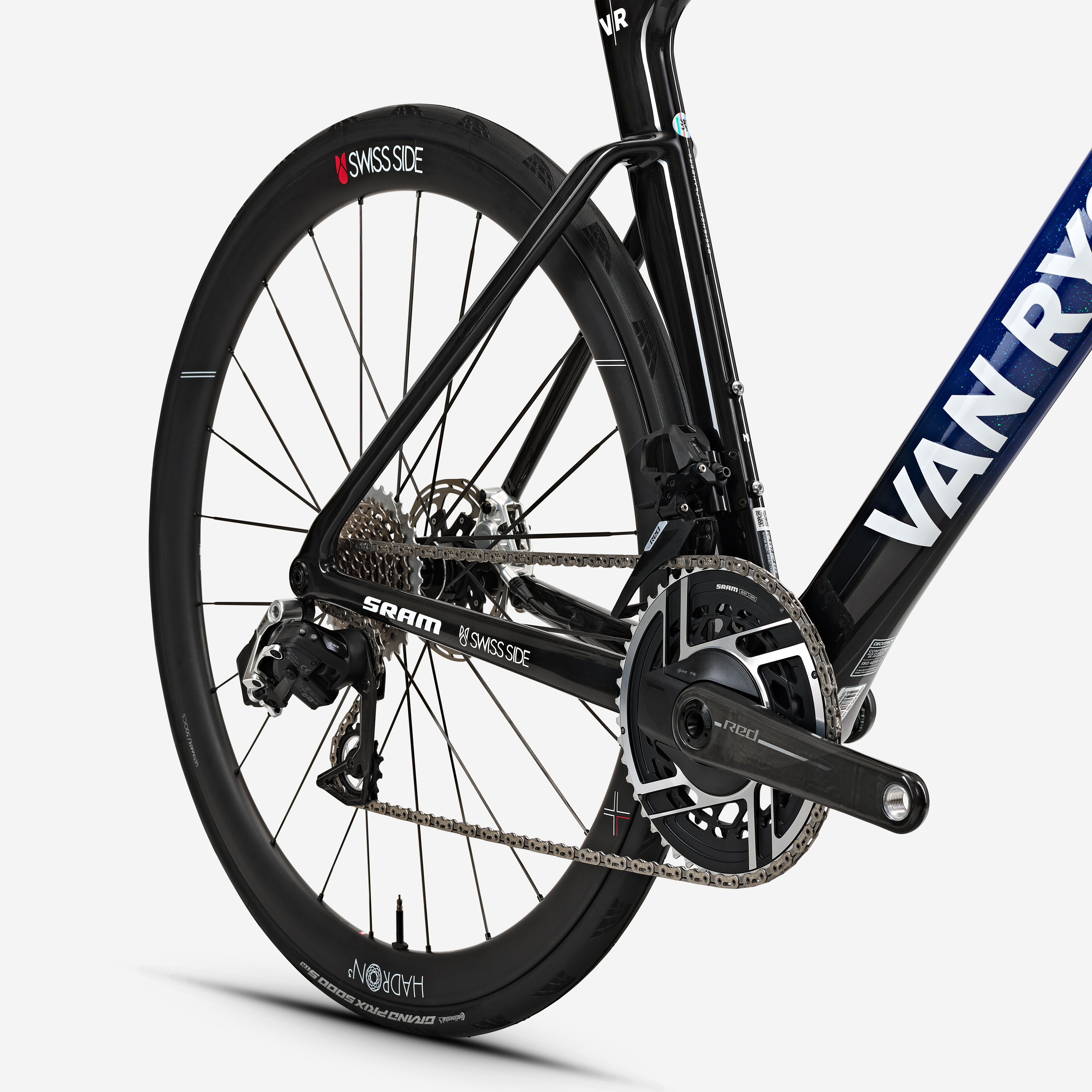 VAN RYSEL Cestný bicykel RCR PRO DECATHLON CMA CGM Red AXS 2x12 PWM XL · záber 6