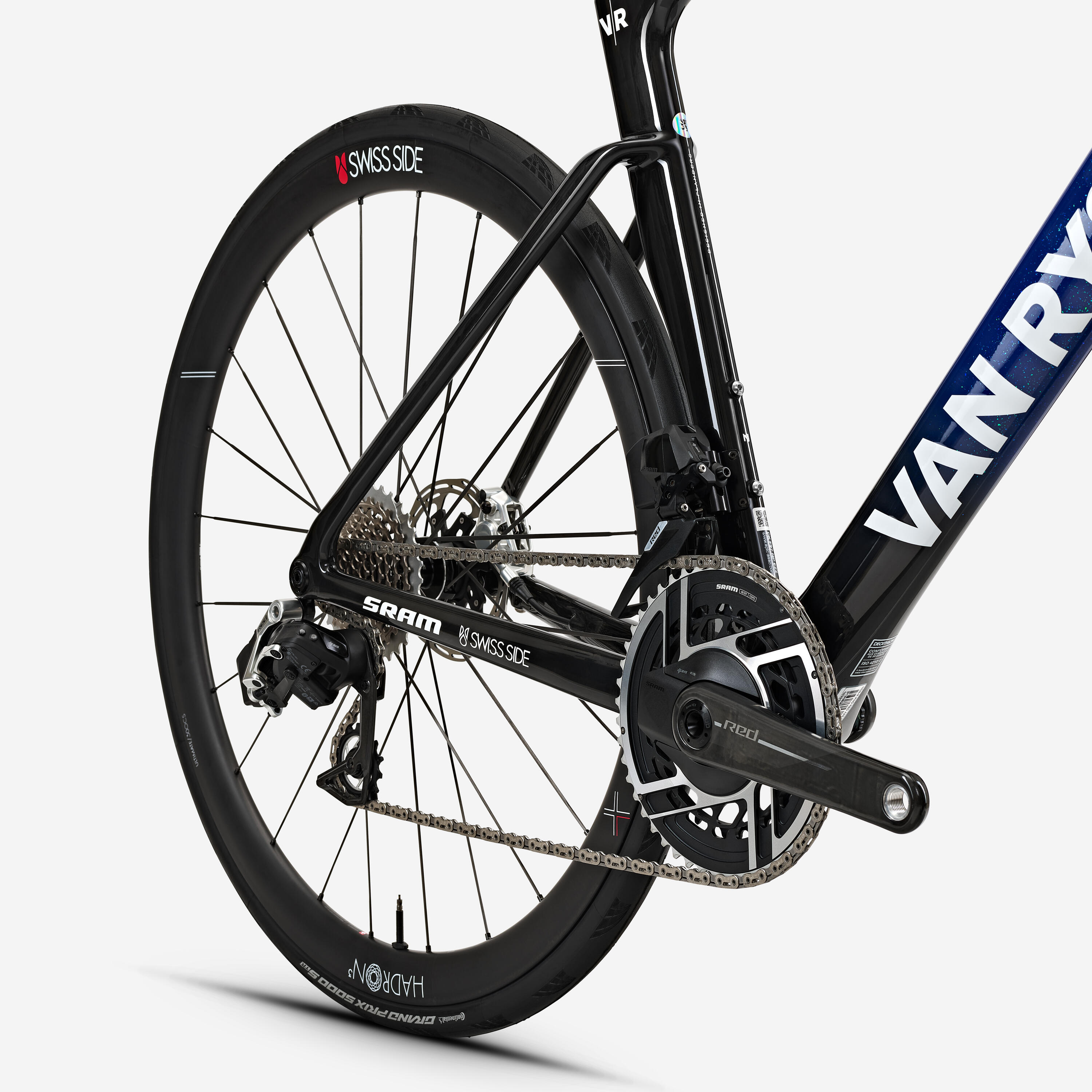 Silniční kolo RCR-R Pro SRAM Red AXS 2×12 se snímačem výkonu Decathlon CMA CGM 5/16