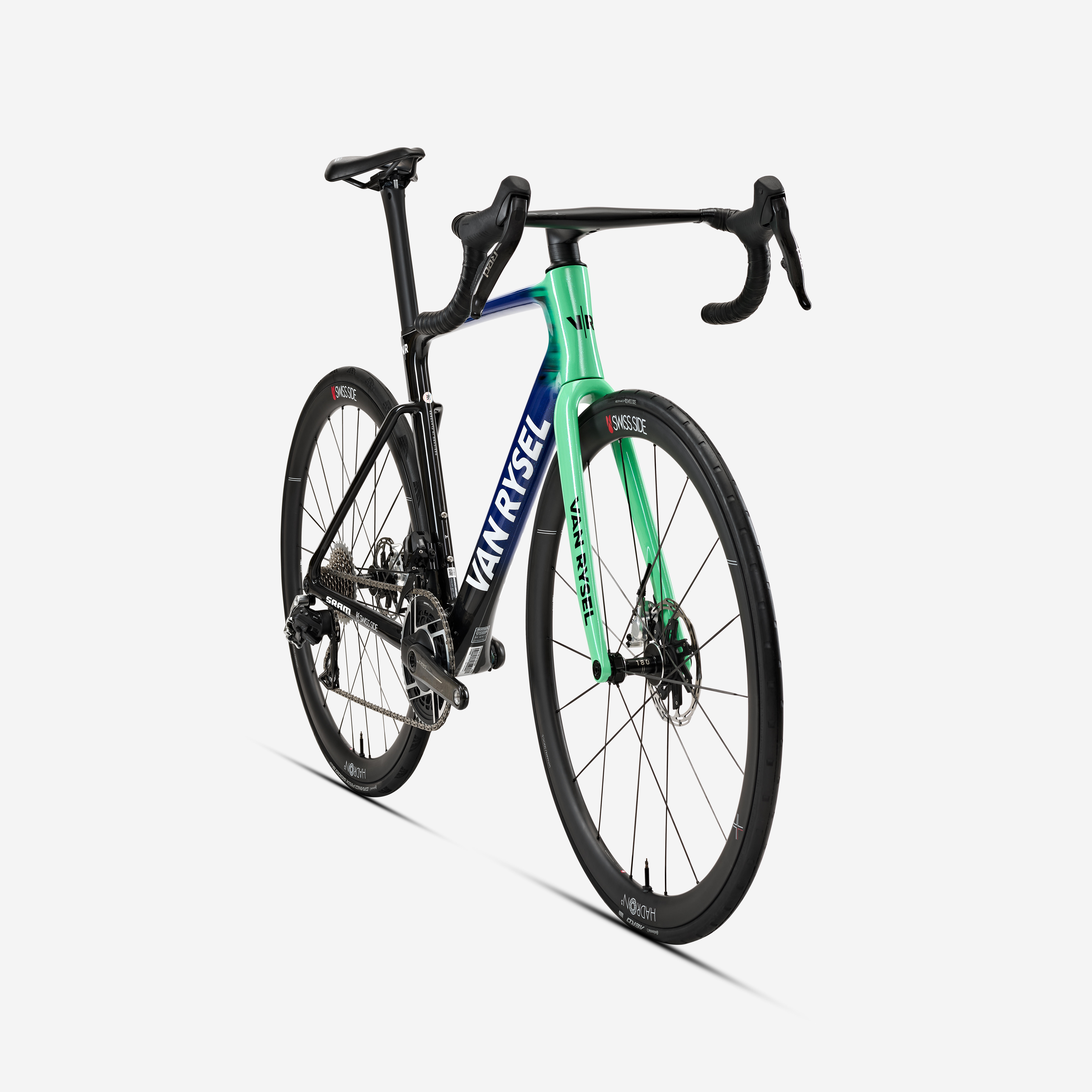 VAN RYSEL Cestný bicykel RCR PRO DECATHLON CMA CGM Red AXS 2x12 PWM XL · záber 3