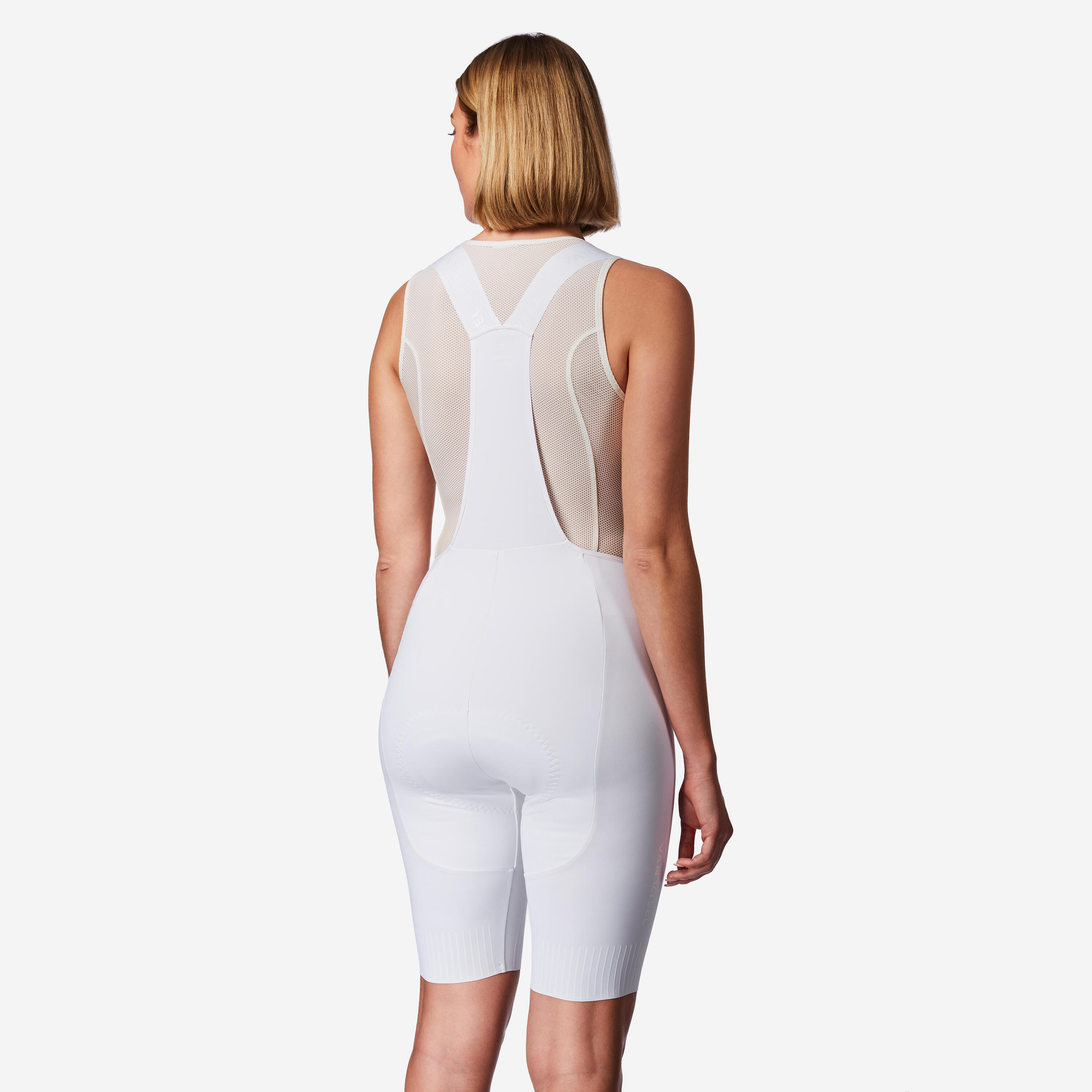 Culotte Corto Ciclismo Carretera RCR-R 2 LTD Mujer Blanco 2/9