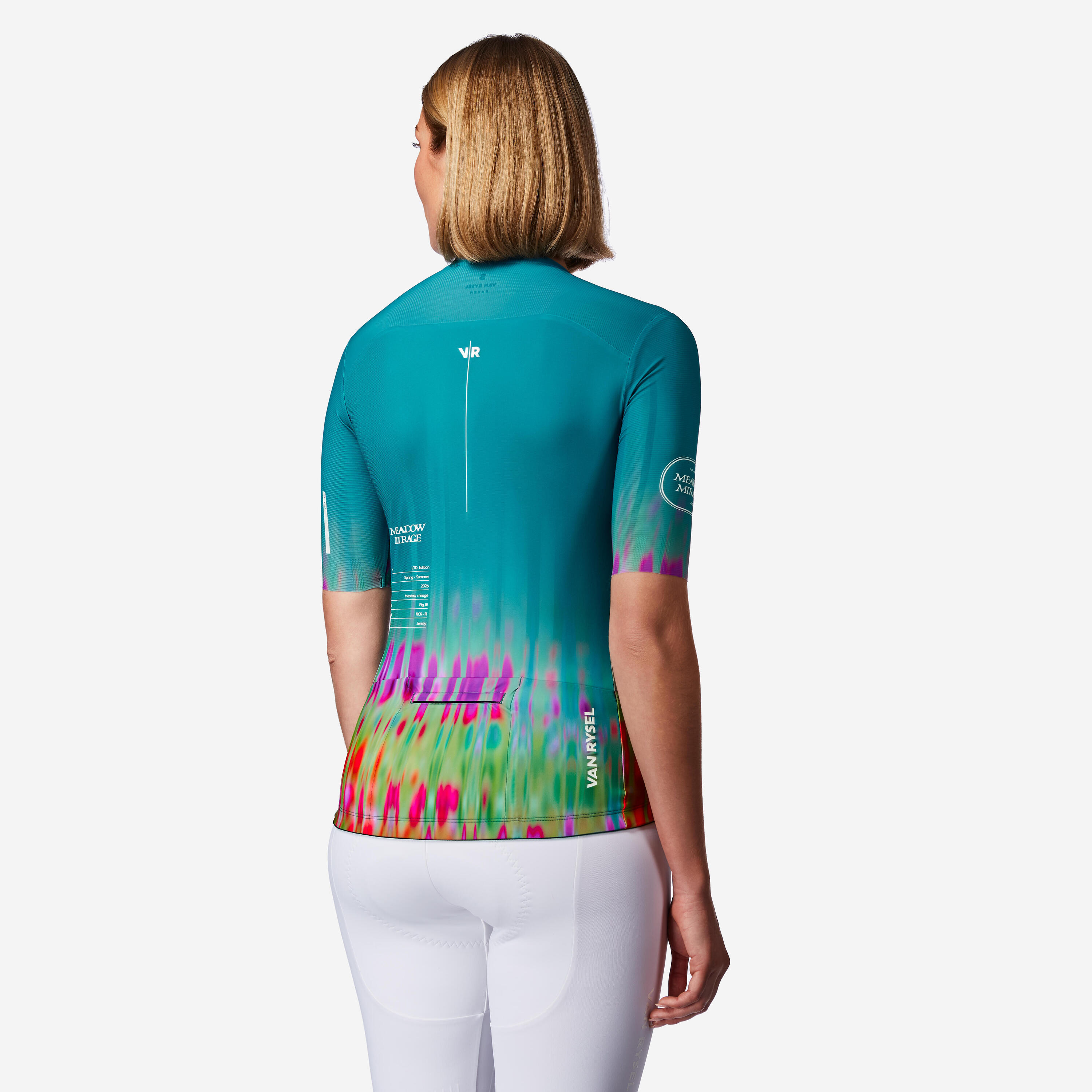Maillot de vélo de route très ajusté unisexe - RCR-R 2 LTD Meadow Mirage 4/16