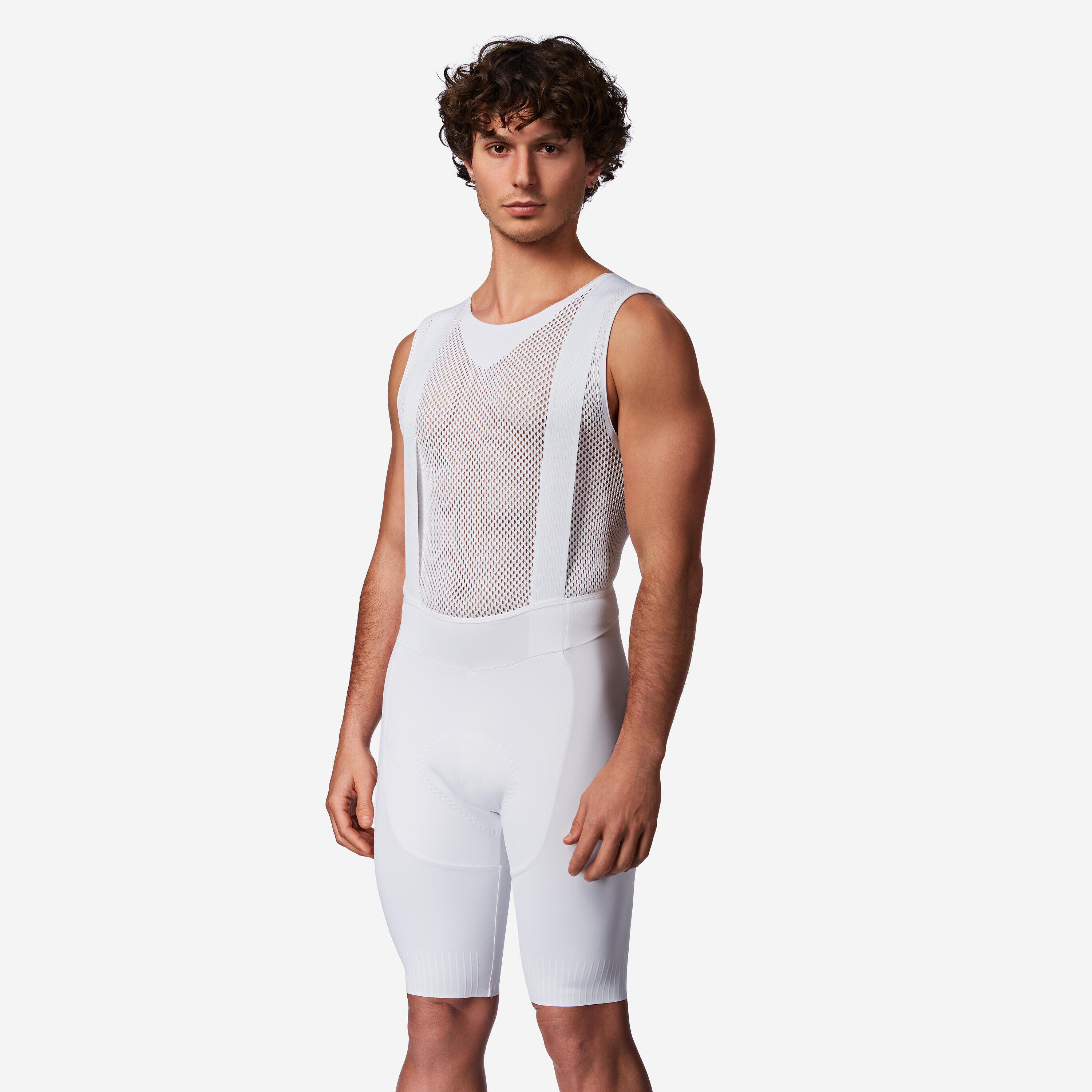 Culotte Ciclismo Carretera RCR-R 5 Hombre Blanco LTD 6/10
