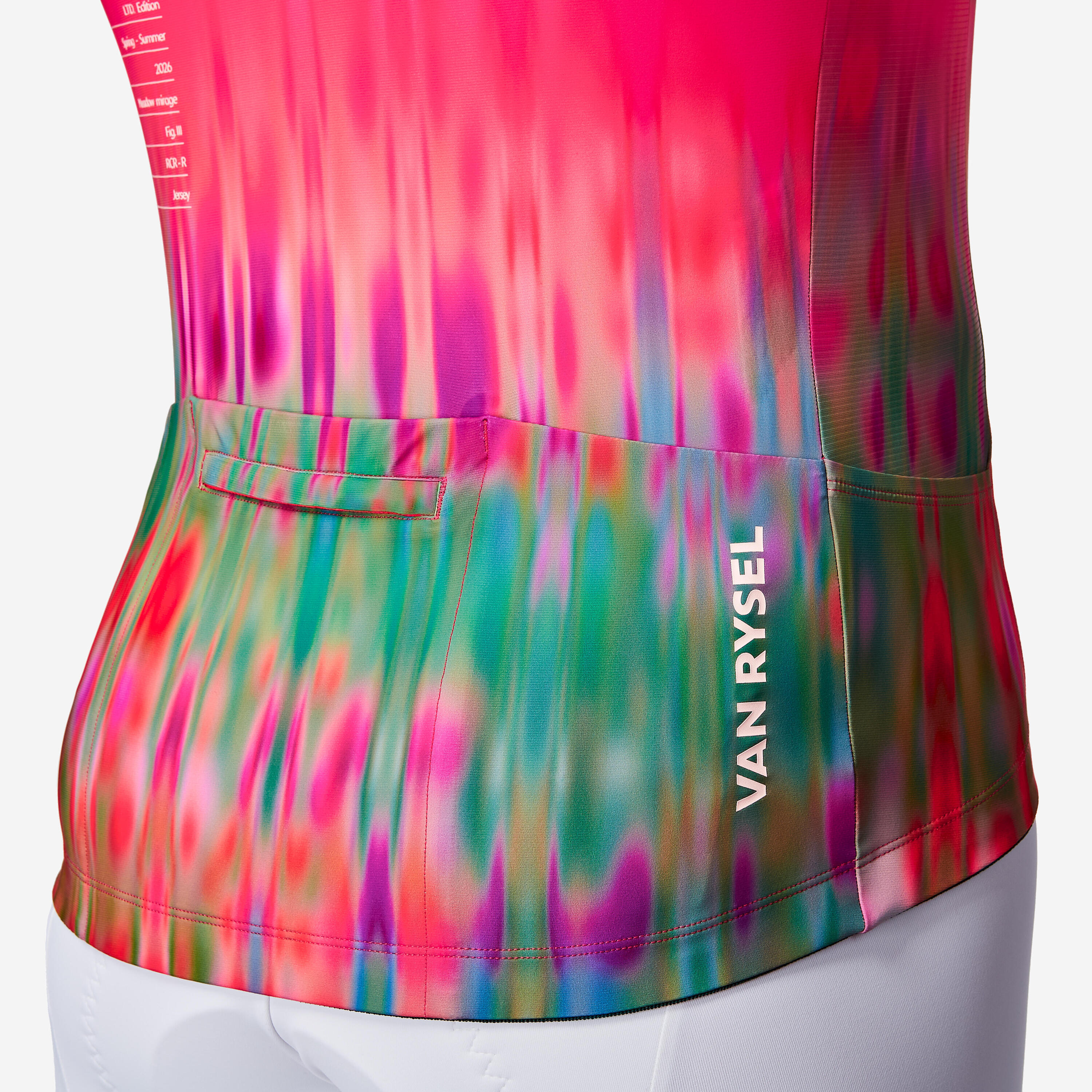 Maglia ciclismo Van Rysel unisex RACER 2 rosa 5/15