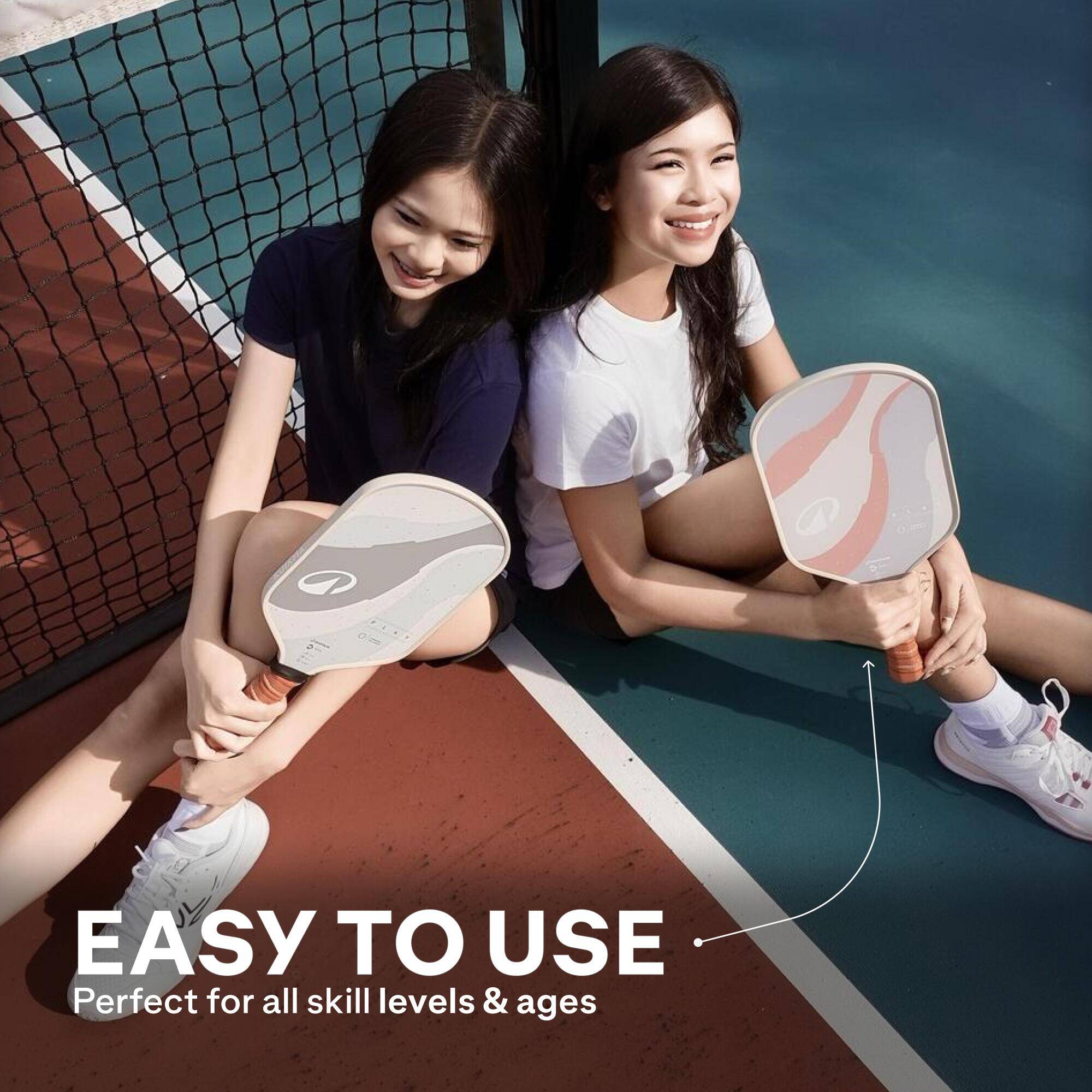 Pickleball Set Play - 2 Rackets, 2 Balls & Carry Bag -  3