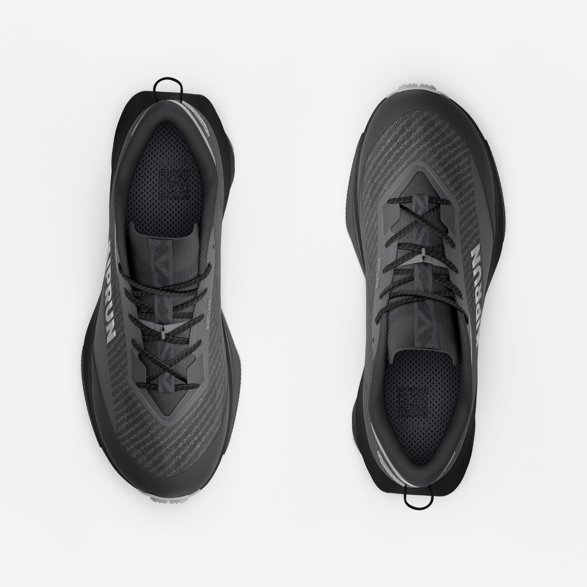 Zapatillas trail running mujer, Kiprun Kipclimb negro  6/6