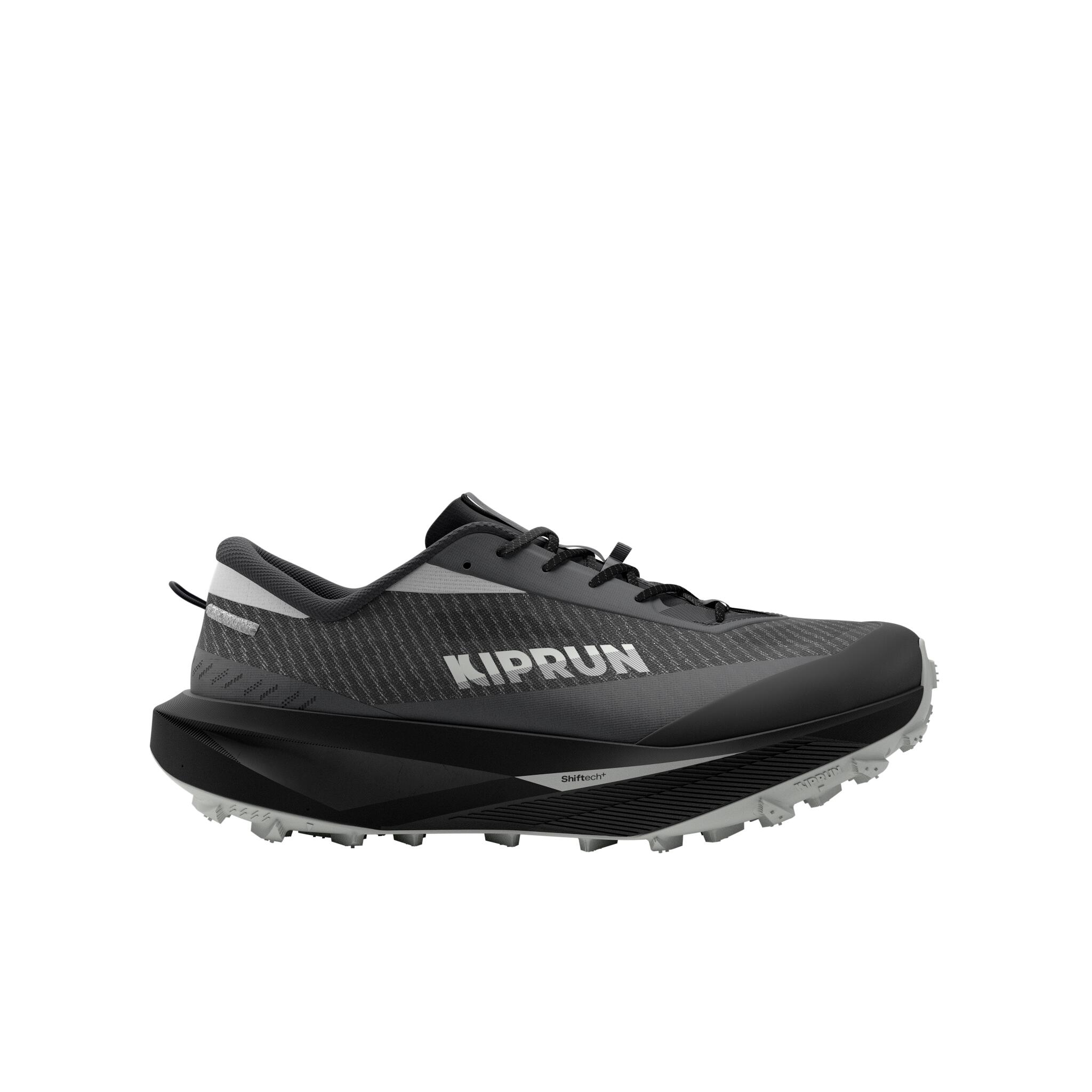 Zapatillas trail running mujer, Kiprun Kipclimb negro  2/6