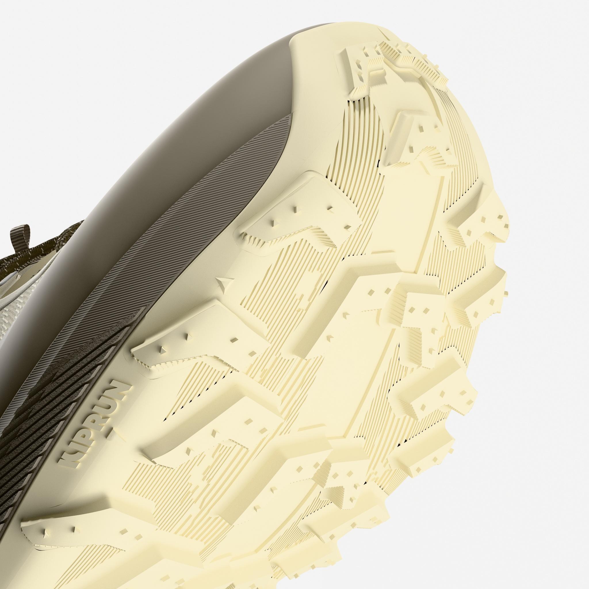 Chaussures de trail running homme, Kiprun Kipclimb beige 3/7