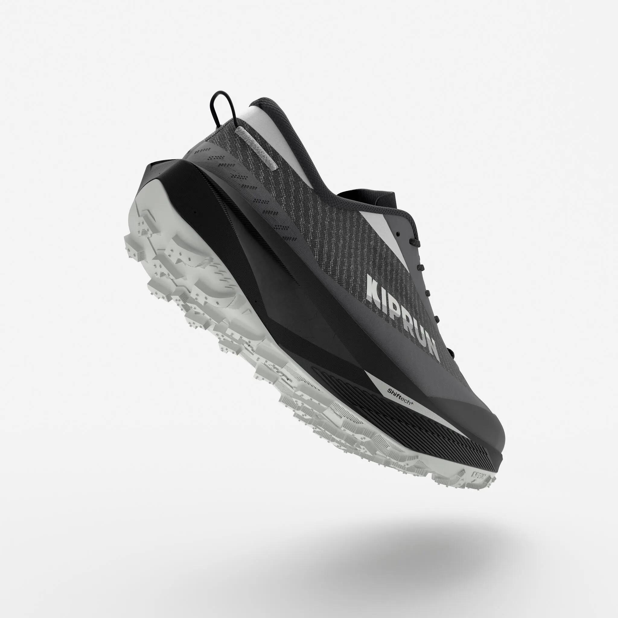 Kiprun Kipclimb Men's trail running shoe, black -  2