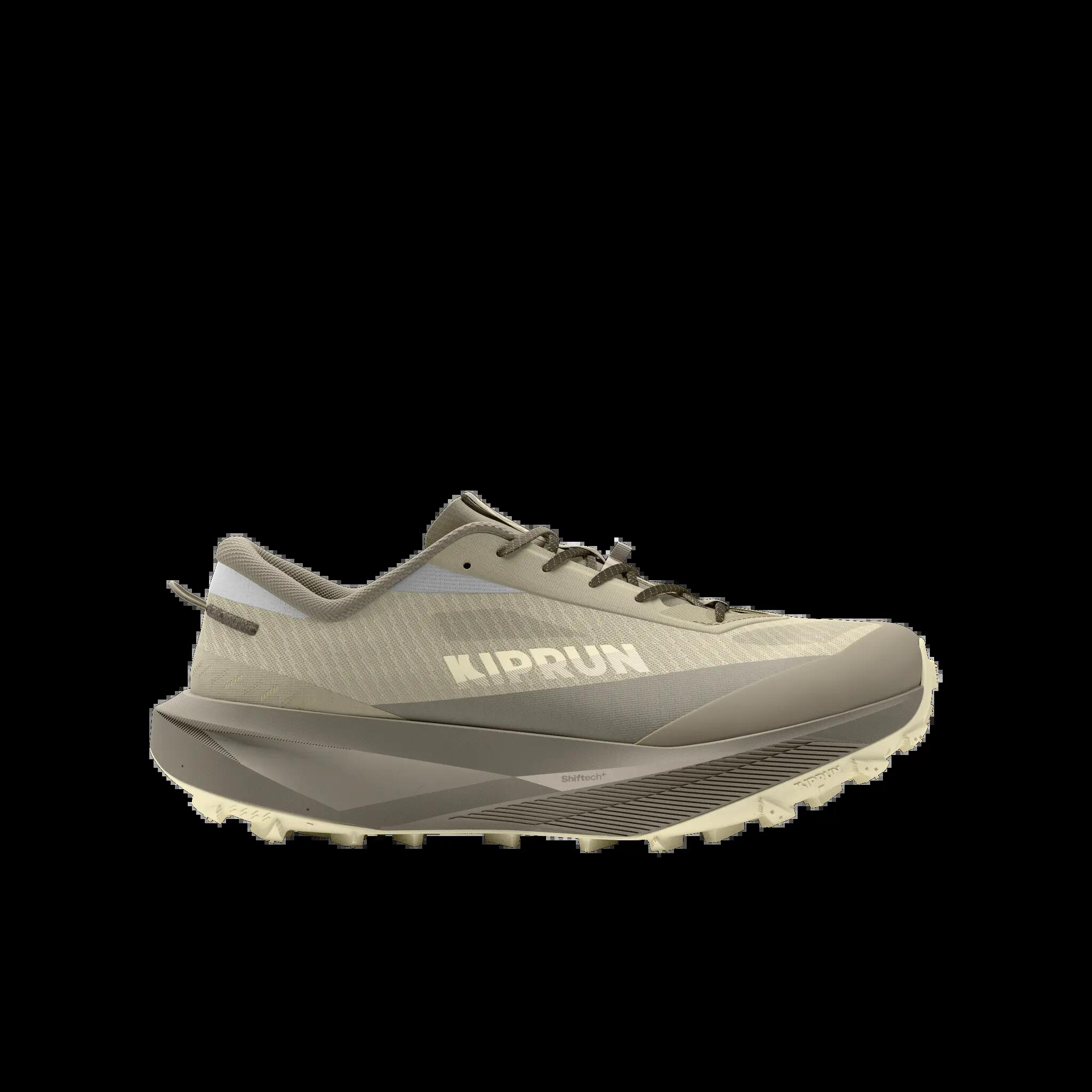 Kiprun Kipclimb Men's trail running shoe, beige