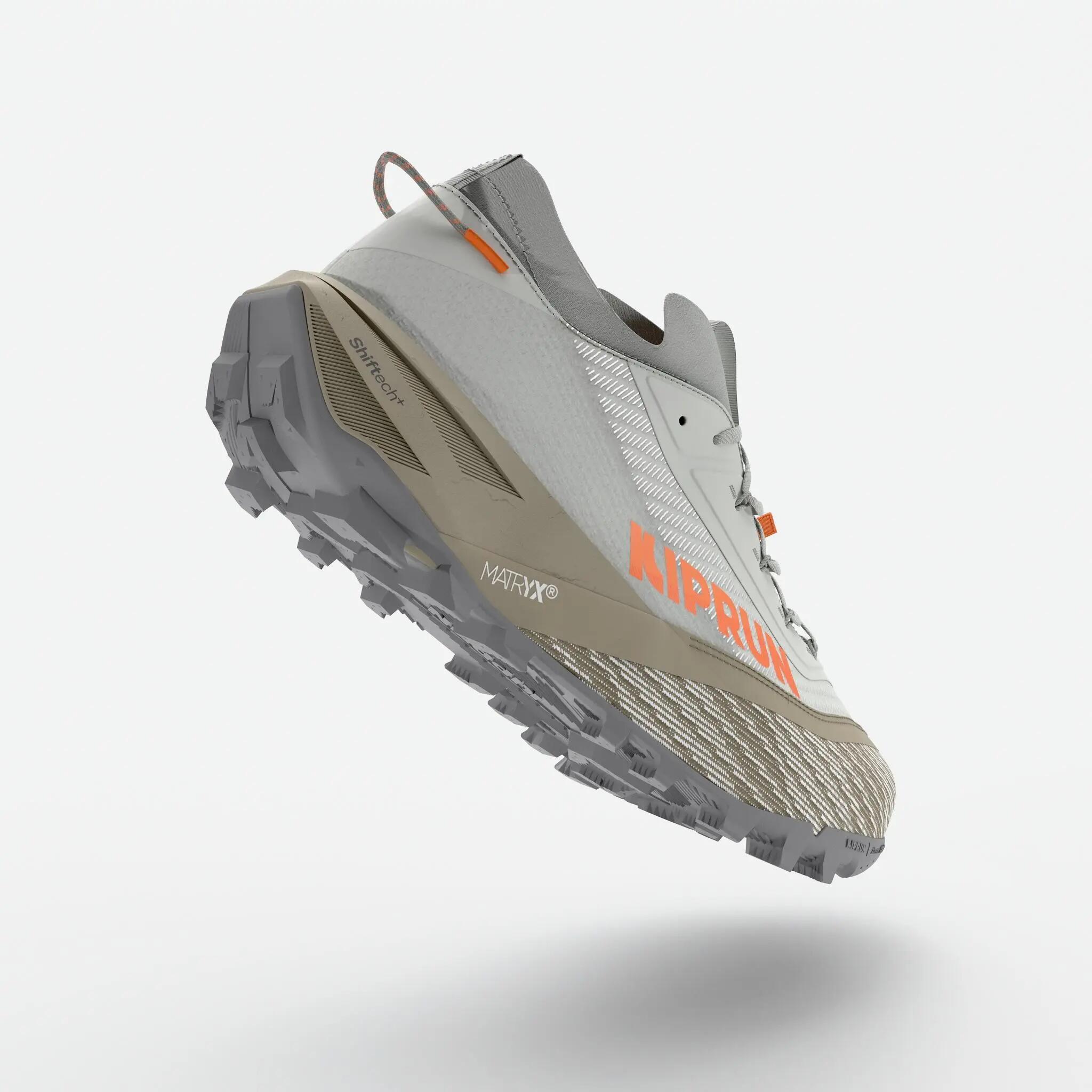 Zapatillas trail running Kiprun Kipclimb Max Mujer - Gris 5/8