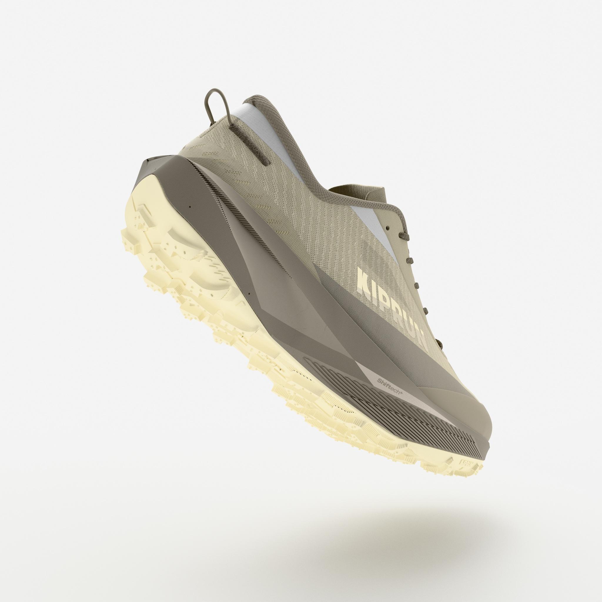 Chaussures de trail running homme, Kiprun Kipclimb beige 6/7