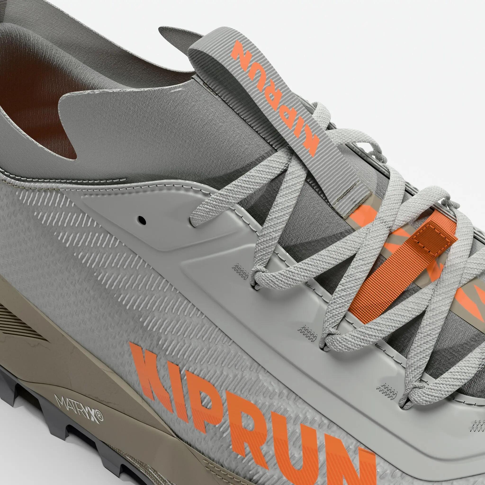 Zapatillas trail running Kiprun Kipclimb Max Mujer - Gris 7/8
