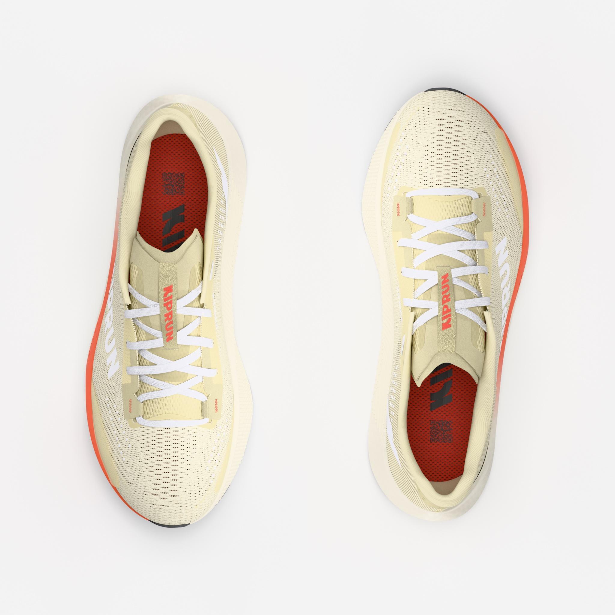 Chaussures de running route homme, Kiprun Kipride Jaune 6/7