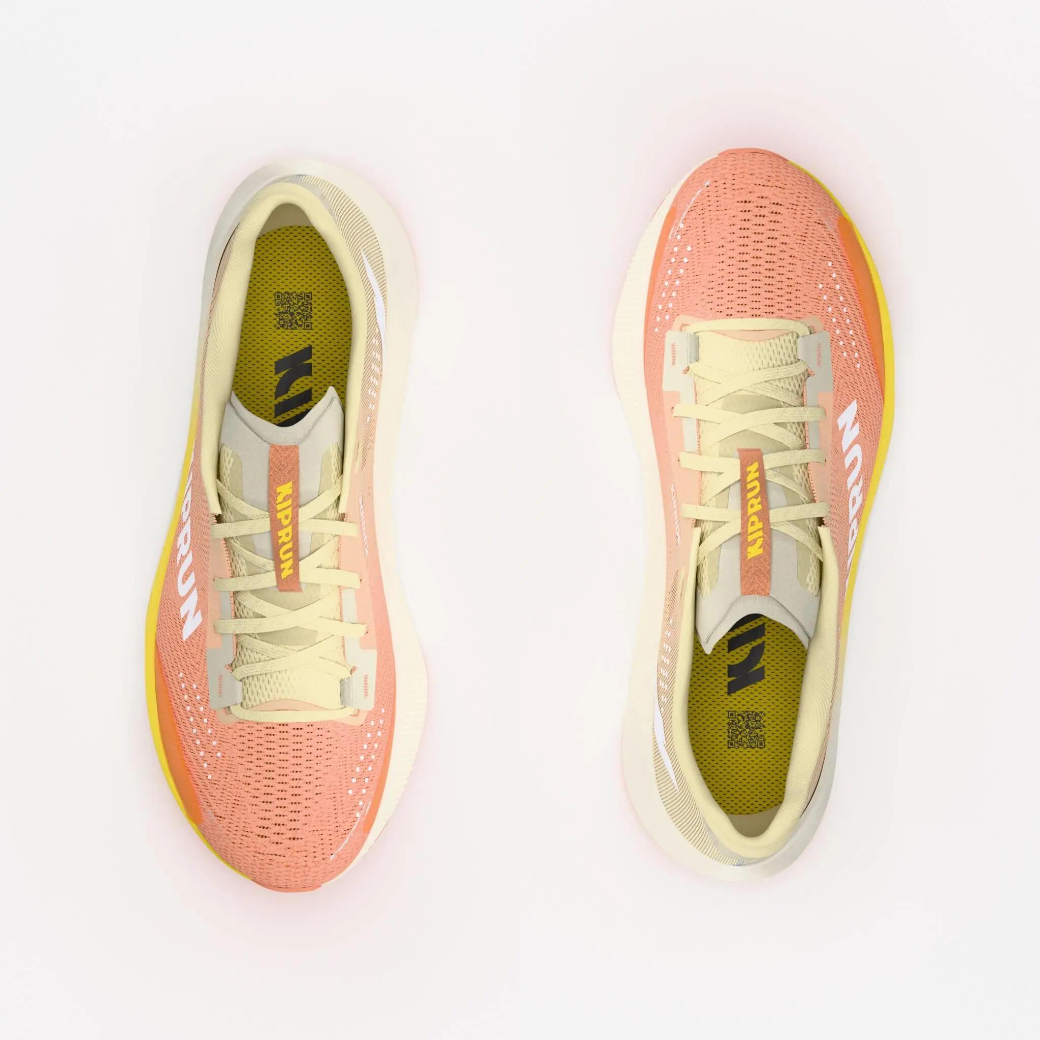 Laufschuhe Straße Damen - Kipride gelb  11/12