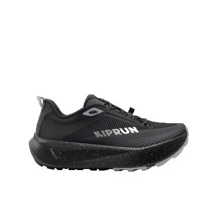Chaussures de running route et chemin homme, Kiprun Kipride gravel noir et gris