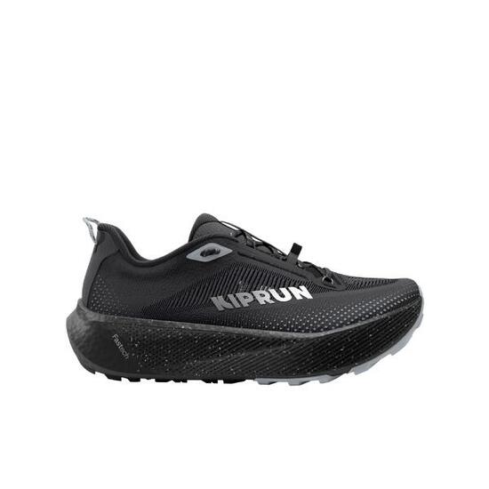 Chaussures de running route et chemin homme, Kiprun Kipride gravel noir et gris