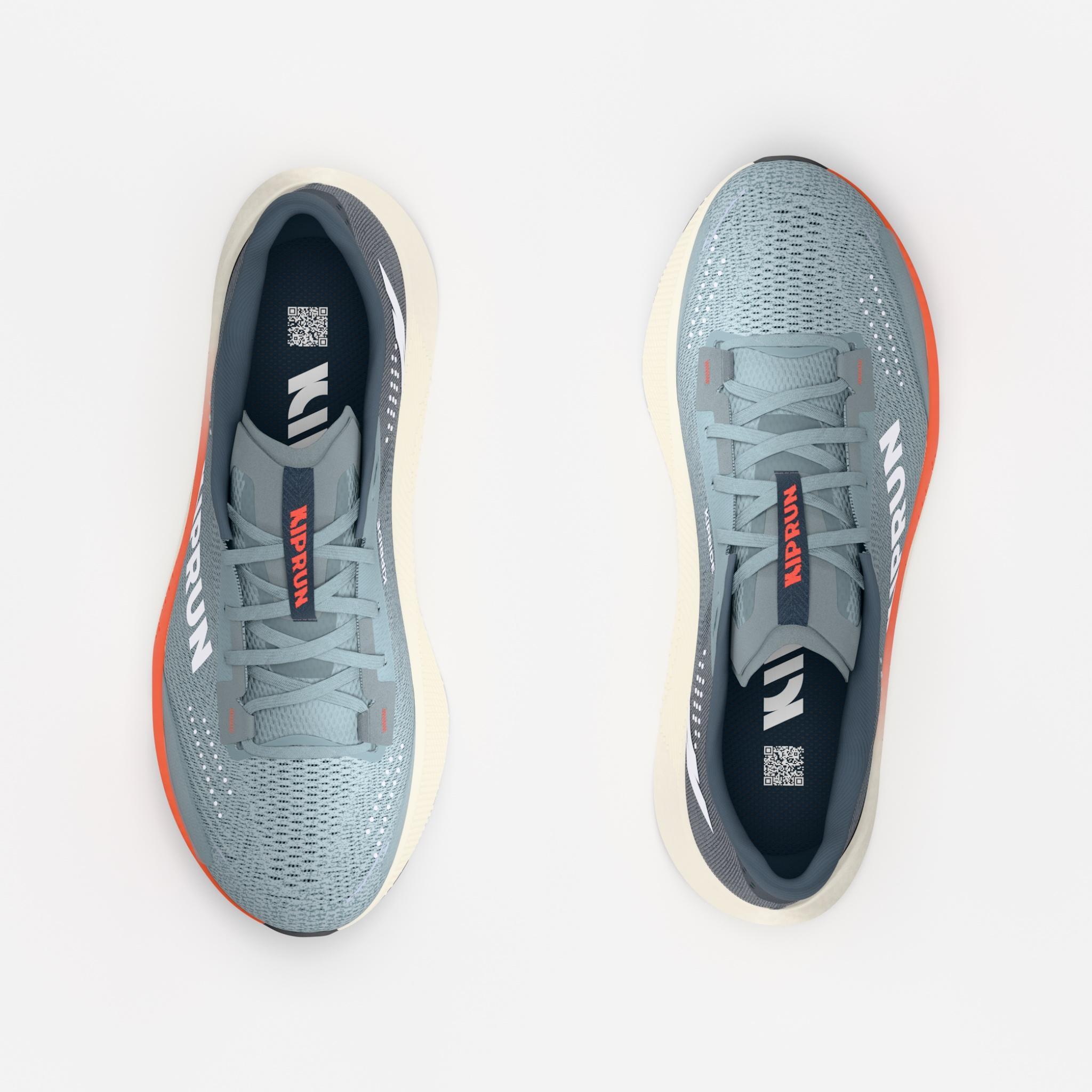 Scarpe running uomo KIPRIDE blu-arancione 6/7
